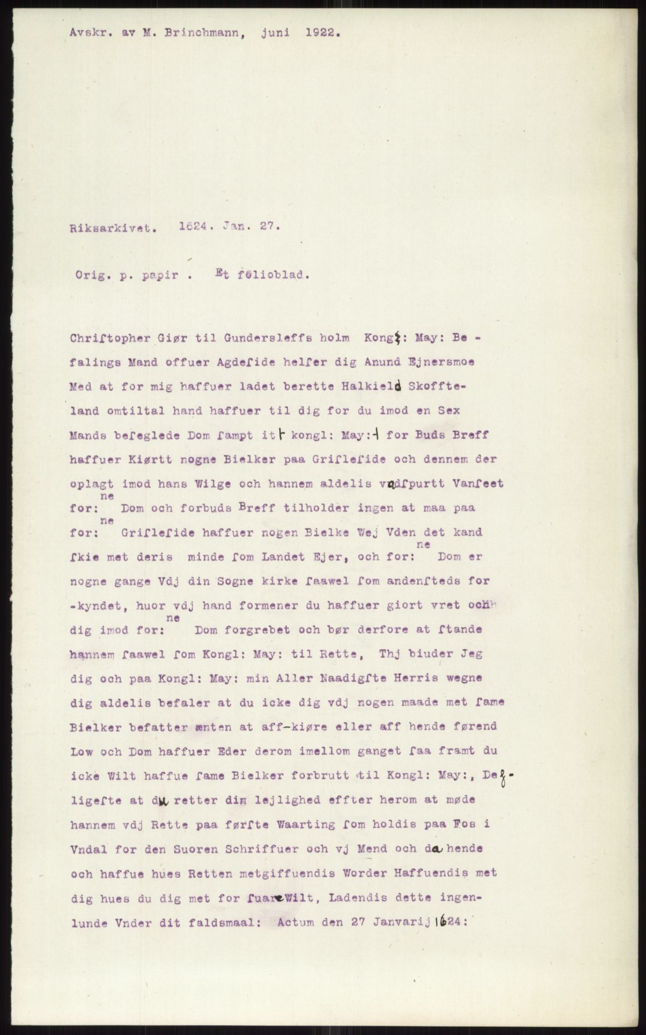 Samlinger til kildeutgivelse, Diplomavskriftsamlingen, AV/RA-EA-4053/H/Ha, p. 3145