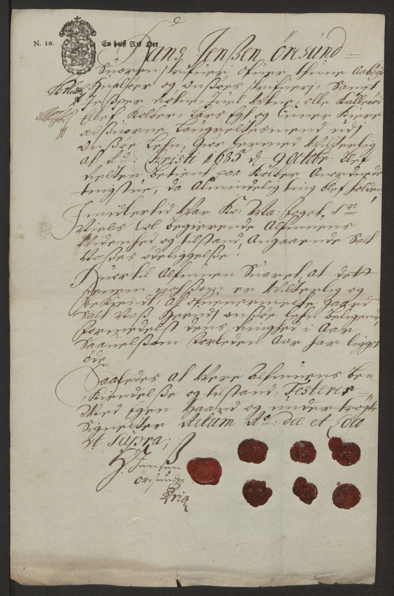 Rentekammeret inntil 1814, Reviderte regnskaper, Fogderegnskap, AV/RA-EA-4092/R03/L0118: Fogderegnskap Onsøy, Tune, Veme og Åbygge fogderi, 1684-1689, p. 183