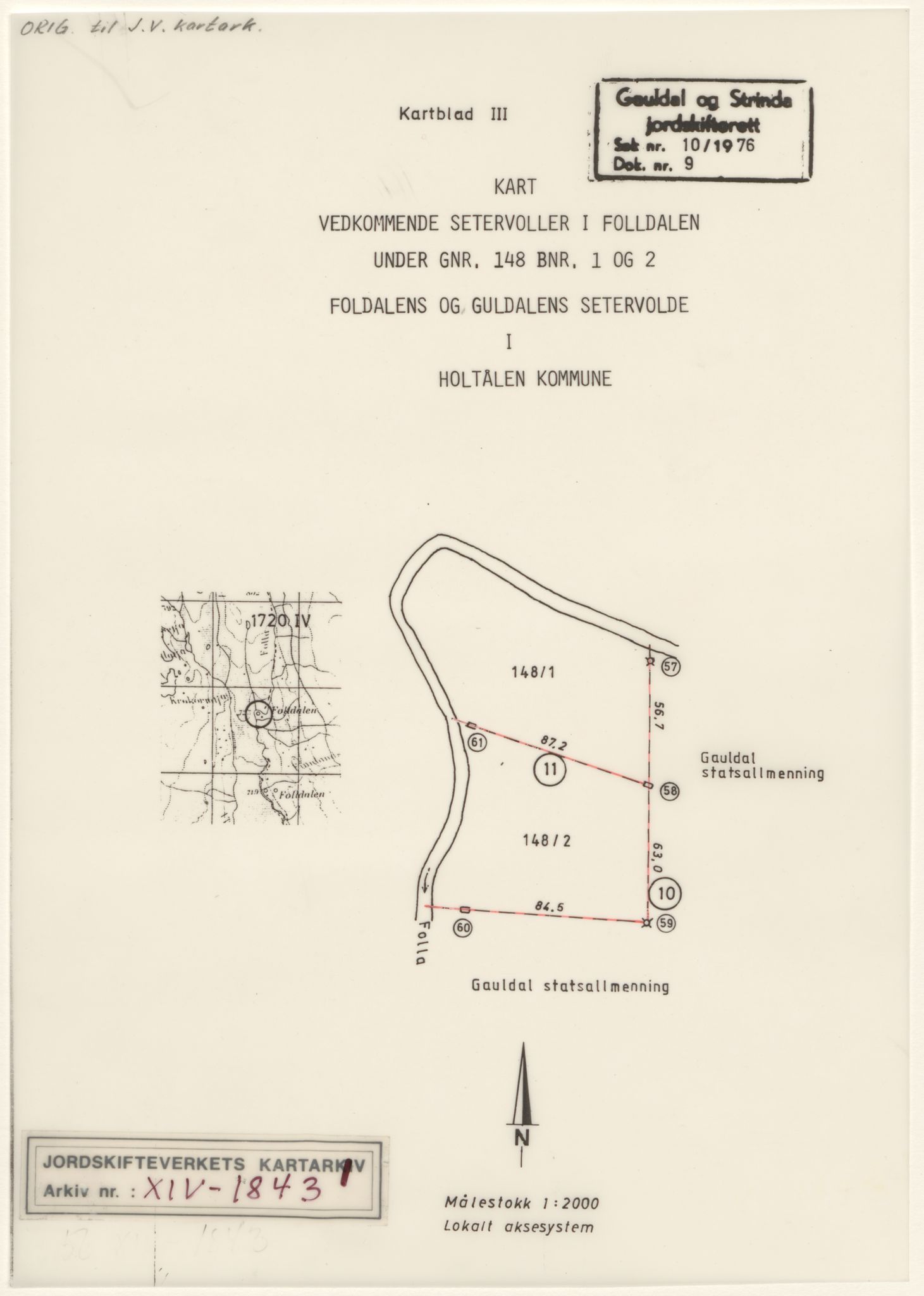 Jordskifteverkets kartarkiv, RA/S-3929/T, 1859-1988, p. 2900