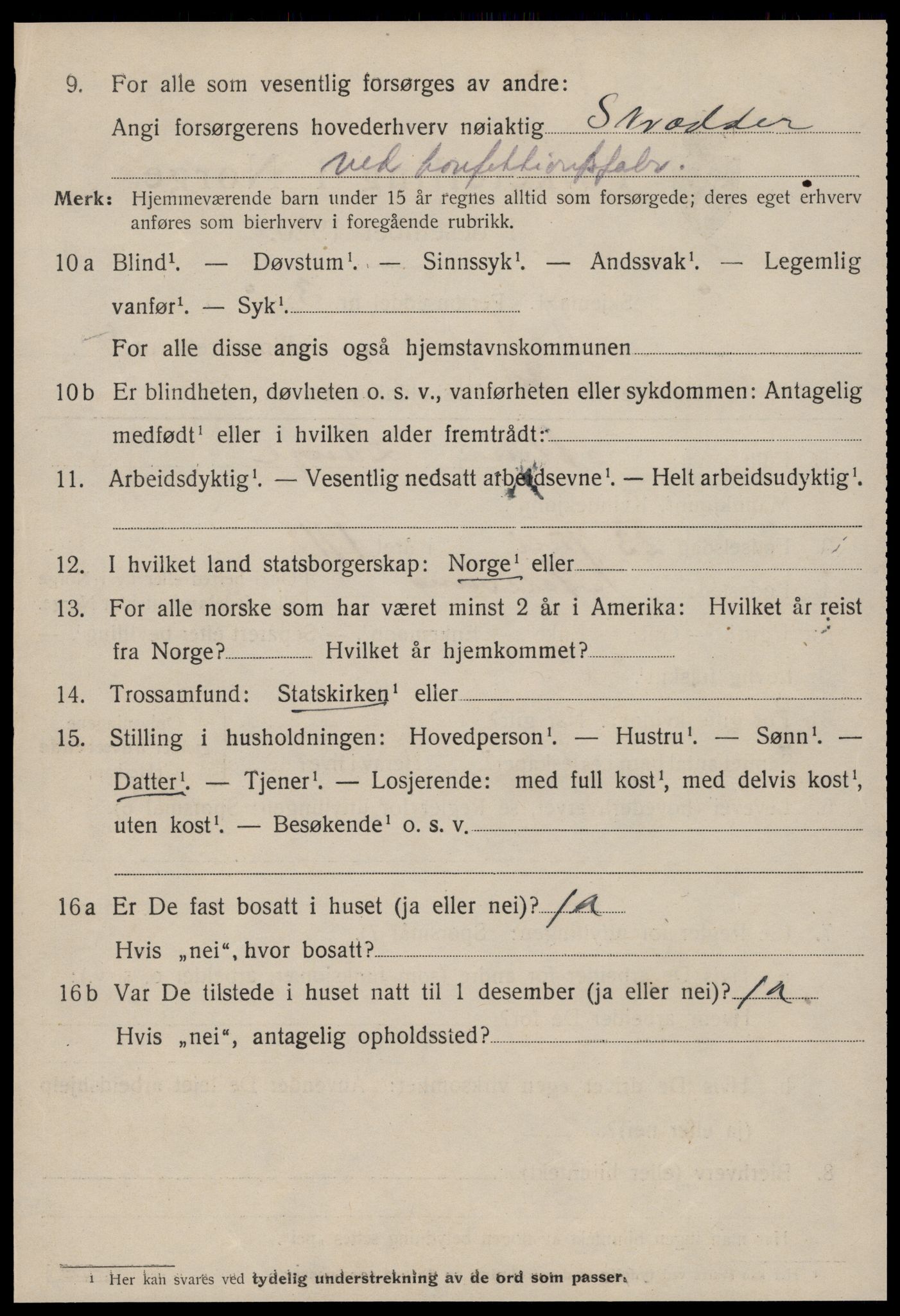 SAT, 1920 census for Molde, 1920, p. 5578