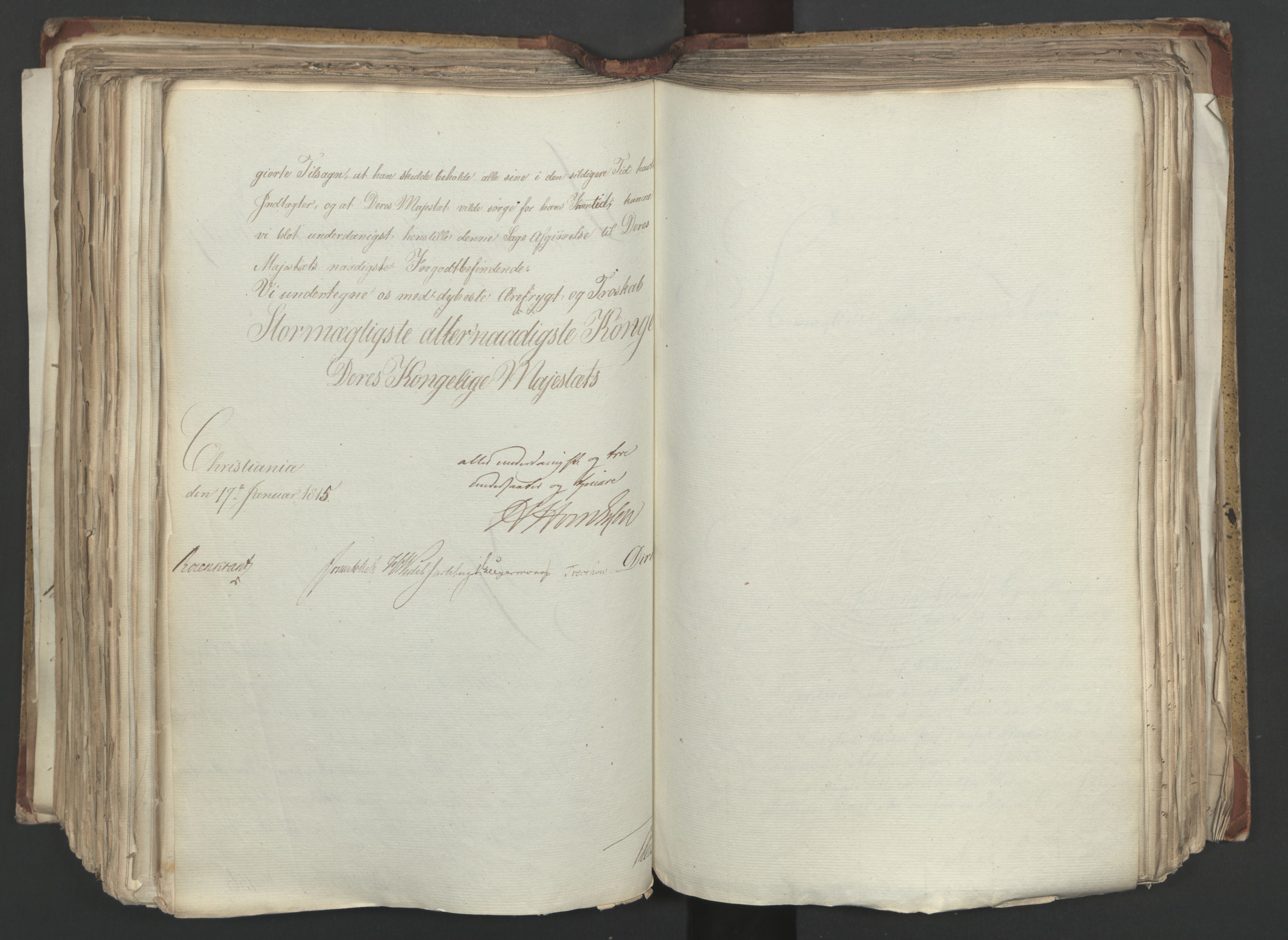Statsrådsavdelingen i Stockholm, AV/RA-S-1003/D/Da/L0001: Regjeringsinnstillinger nr. 1-262, 1814-1815, p. 343