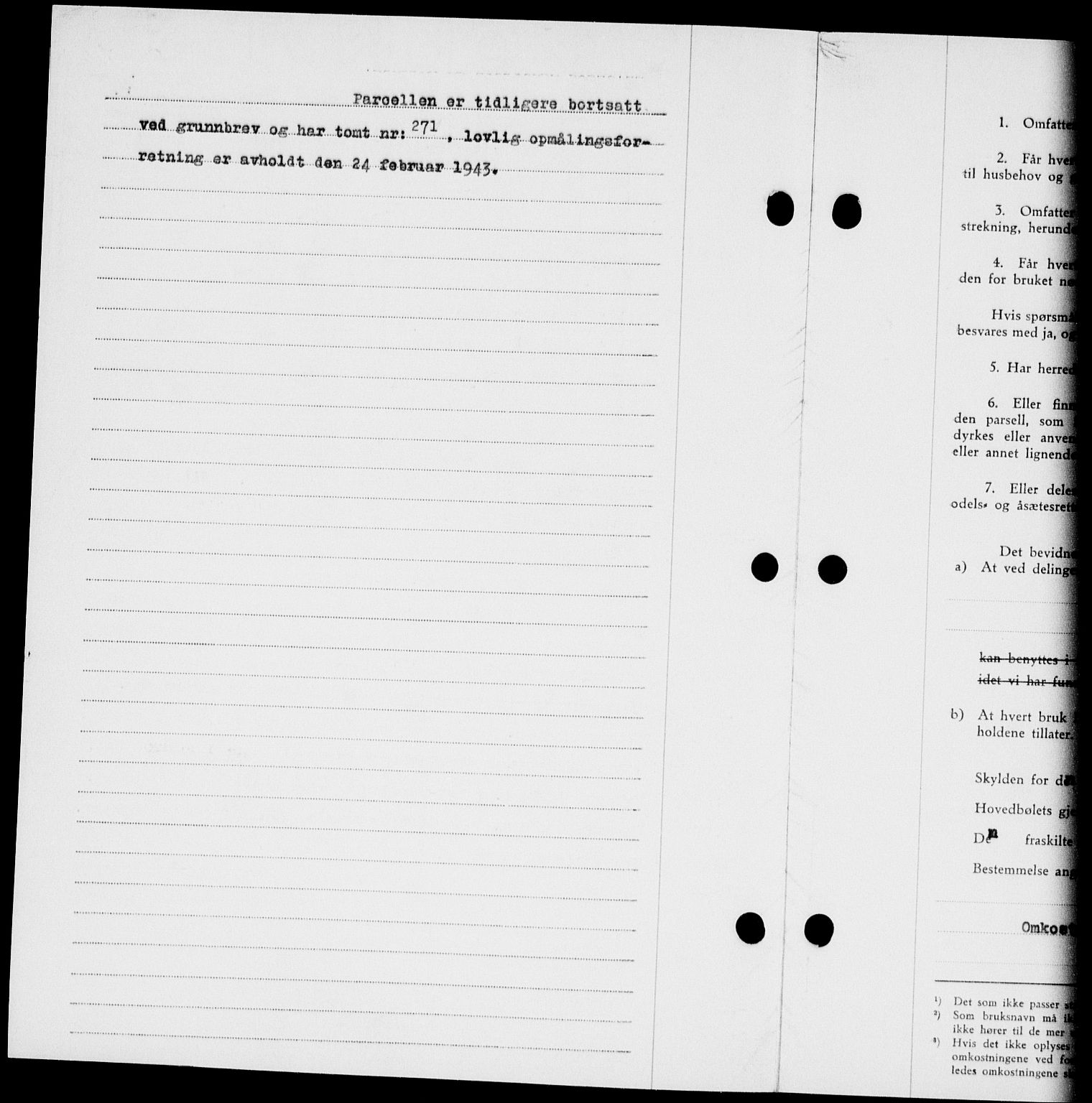 Onsøy sorenskriveri, SAO/A-10474/G/Ga/Gab/L0015: Mortgage book no. II A-15, 1945-1946, Diary no: : 1439/1945
