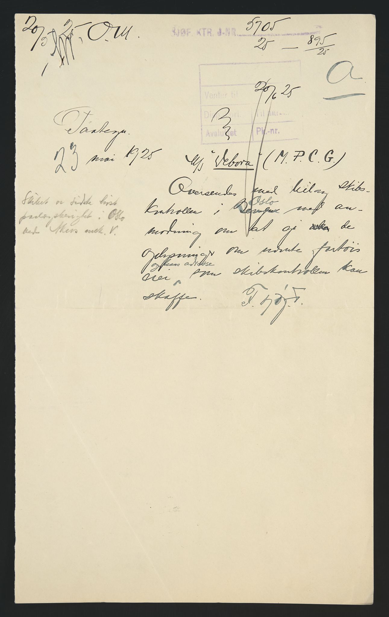 Sjøfartsdirektoratet med forløpere, skipsmapper slettede skip, AV/RA-S-4998/F/Fa/L0235: --, 1847-1930, p. 36