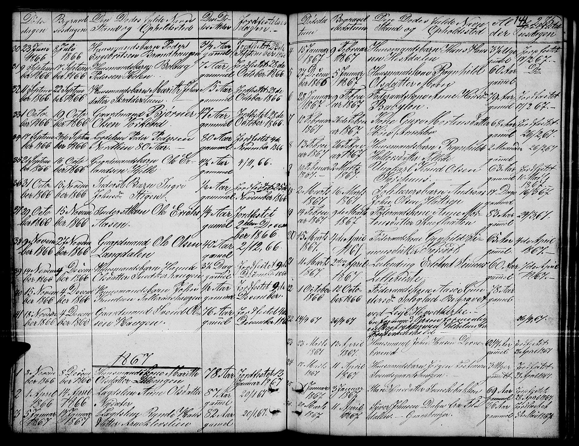 Dovre prestekontor, SAH/PREST-066/H/Ha/Hab/L0001: Parish register (copy) no. 1, 1862-1880, p. 275
