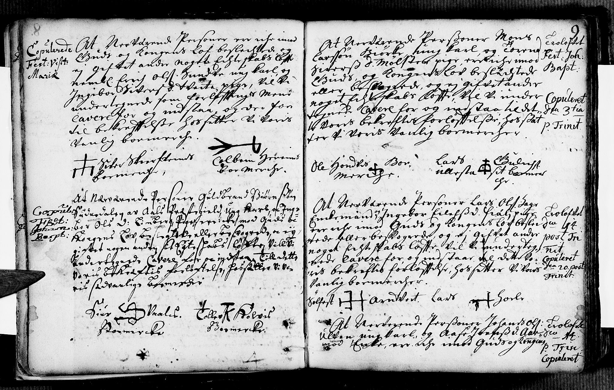 Voss sokneprestembete, SAB/A-79001/H/Haa: Parish register (official) no. A 2, 1709-1730, p. 9