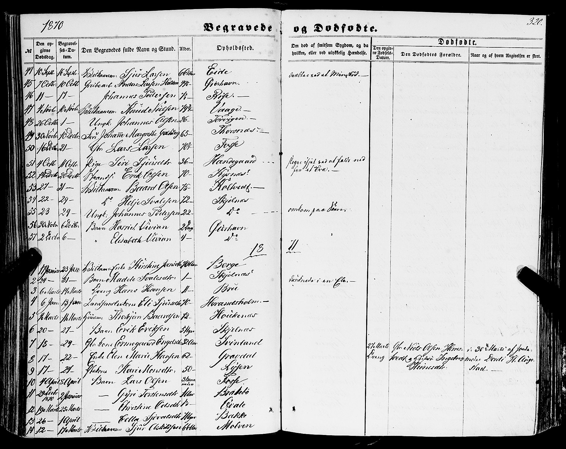 Strandebarm sokneprestembete, SAB/A-78401/H/Haa: Parish register (official) no. A 8, 1858-1872, p. 320