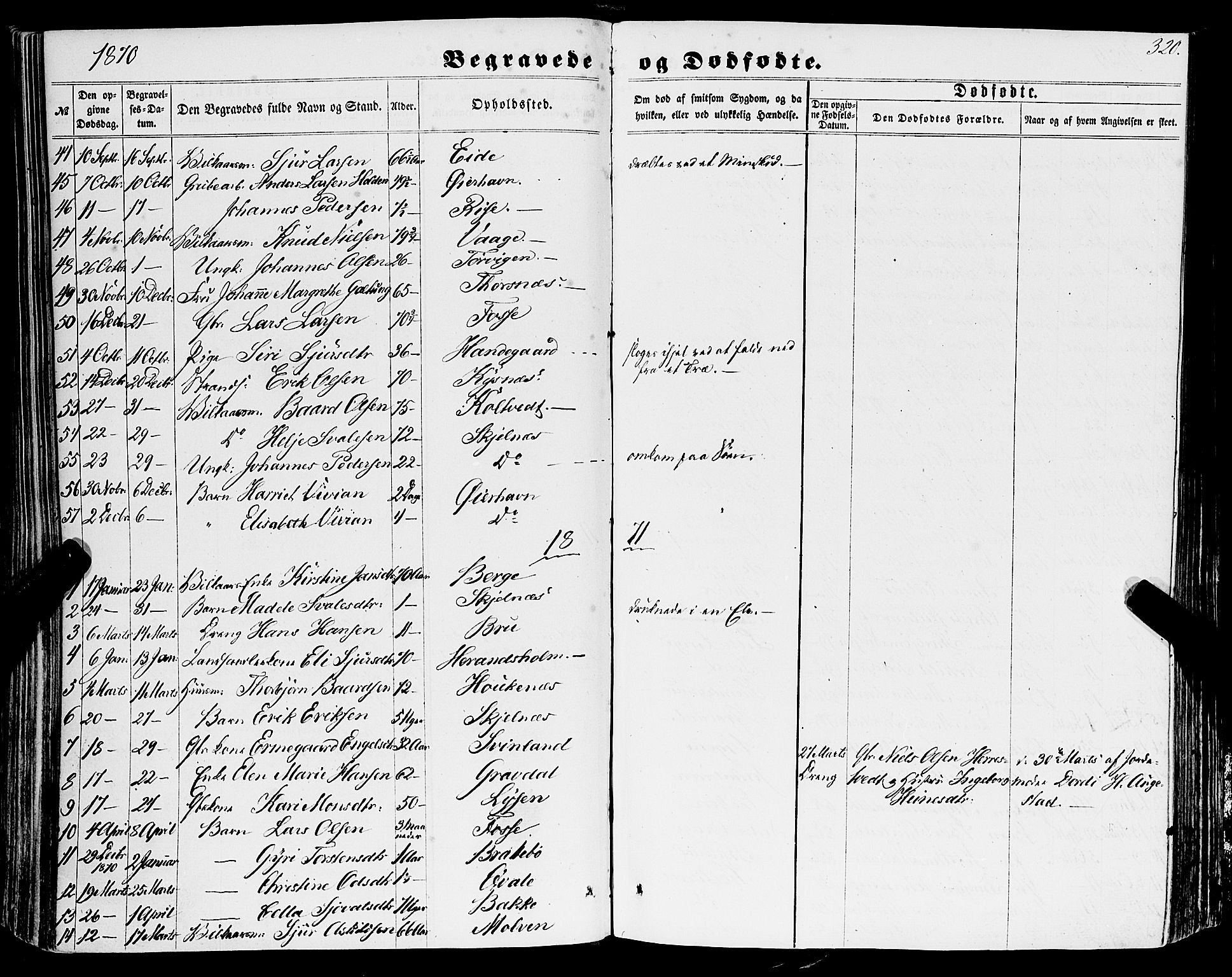 Strandebarm sokneprestembete, AV/SAB-A-78401/H/Haa: Parish register (official) no. A 8, 1858-1872, p. 320