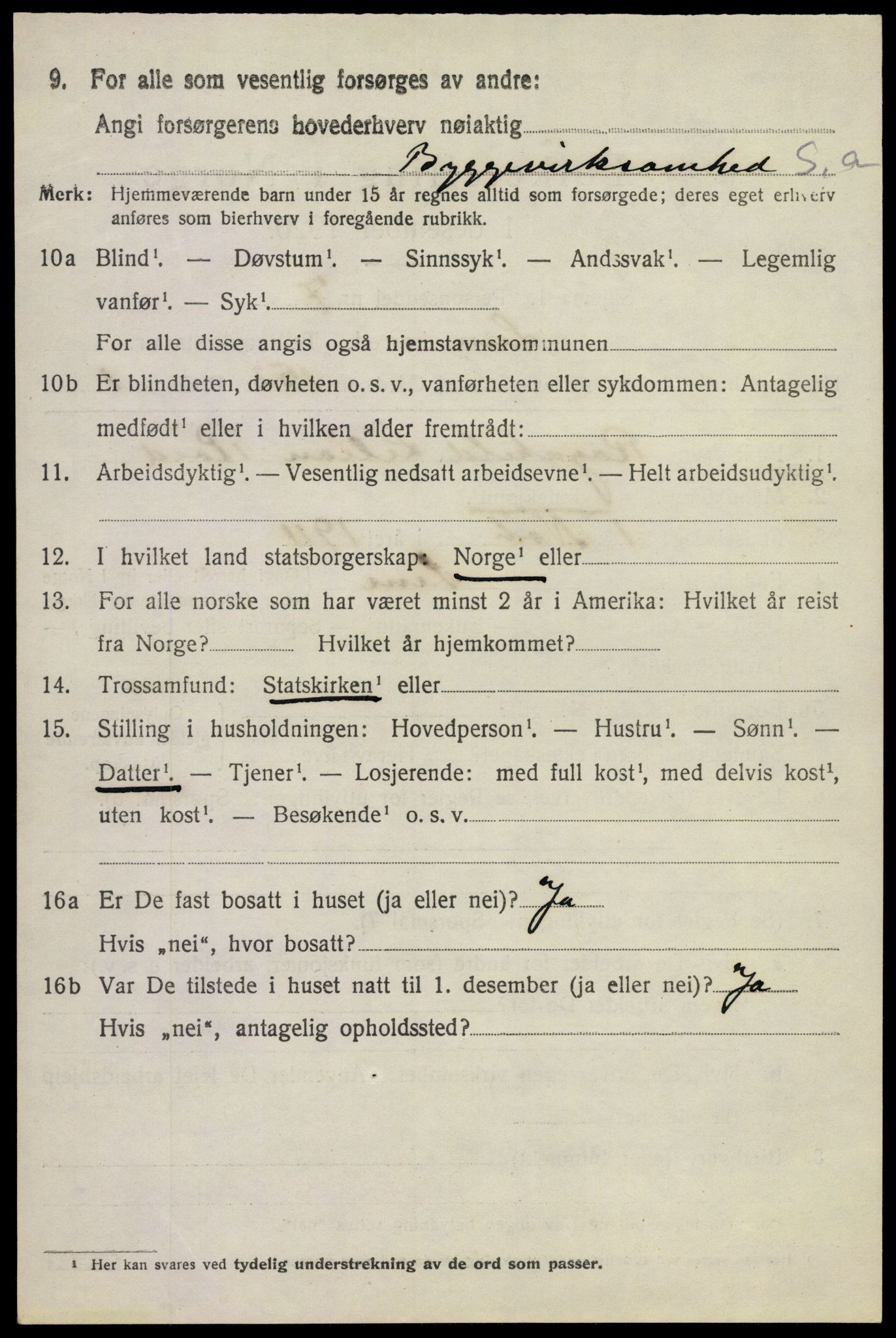 SAKO, 1920 census for Sem, 1920, p. 13374