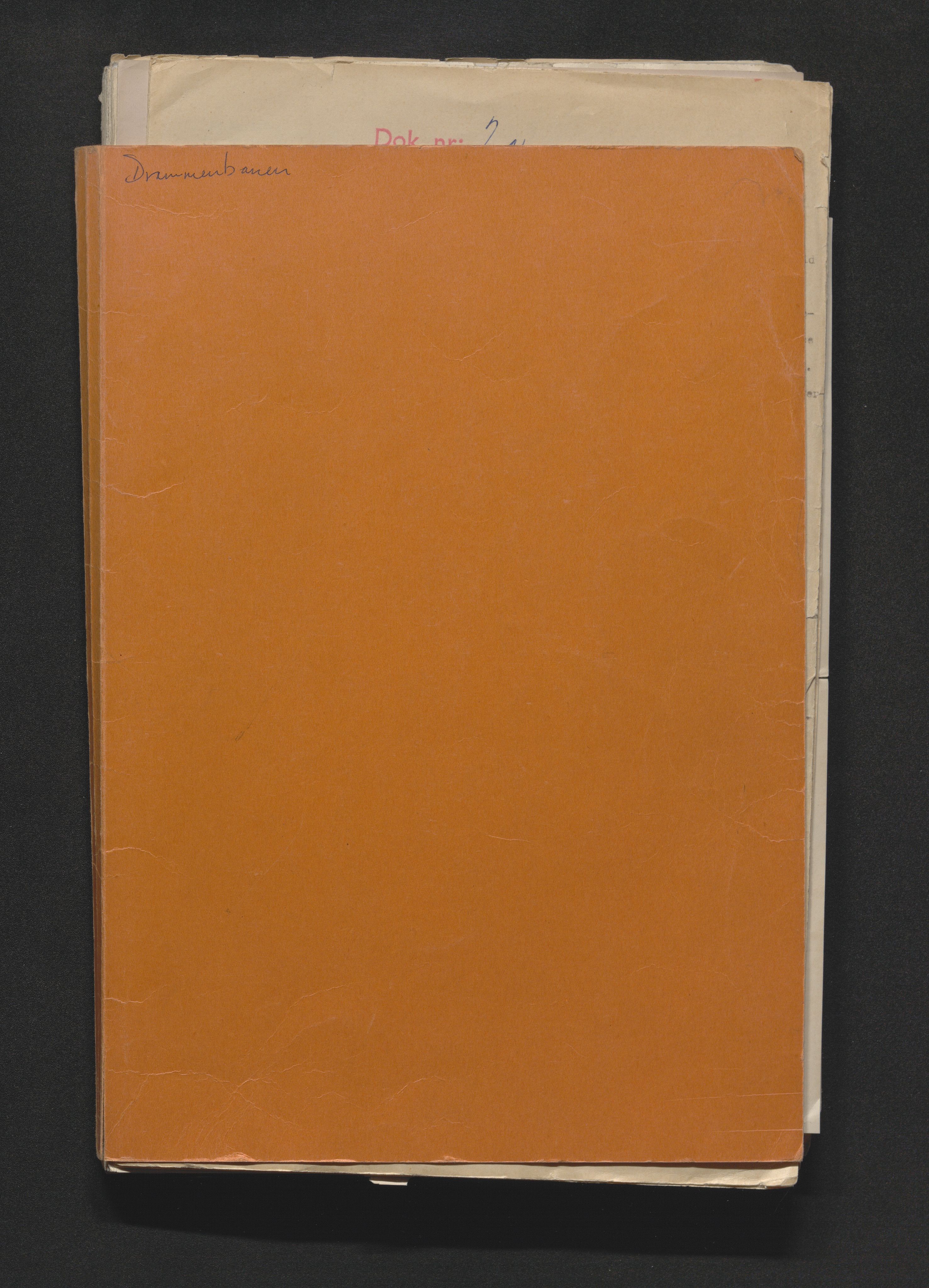 Norges Statsbaner Drammen distrikt (NSB), AV/SAKO-A-30/F/Fe/Fee/L0001: Planoverganger og underganger Drammenbanen, Randsfjordbanen, Numedalsbanen og Sørlandsbanen, 1871-1989, p. 1