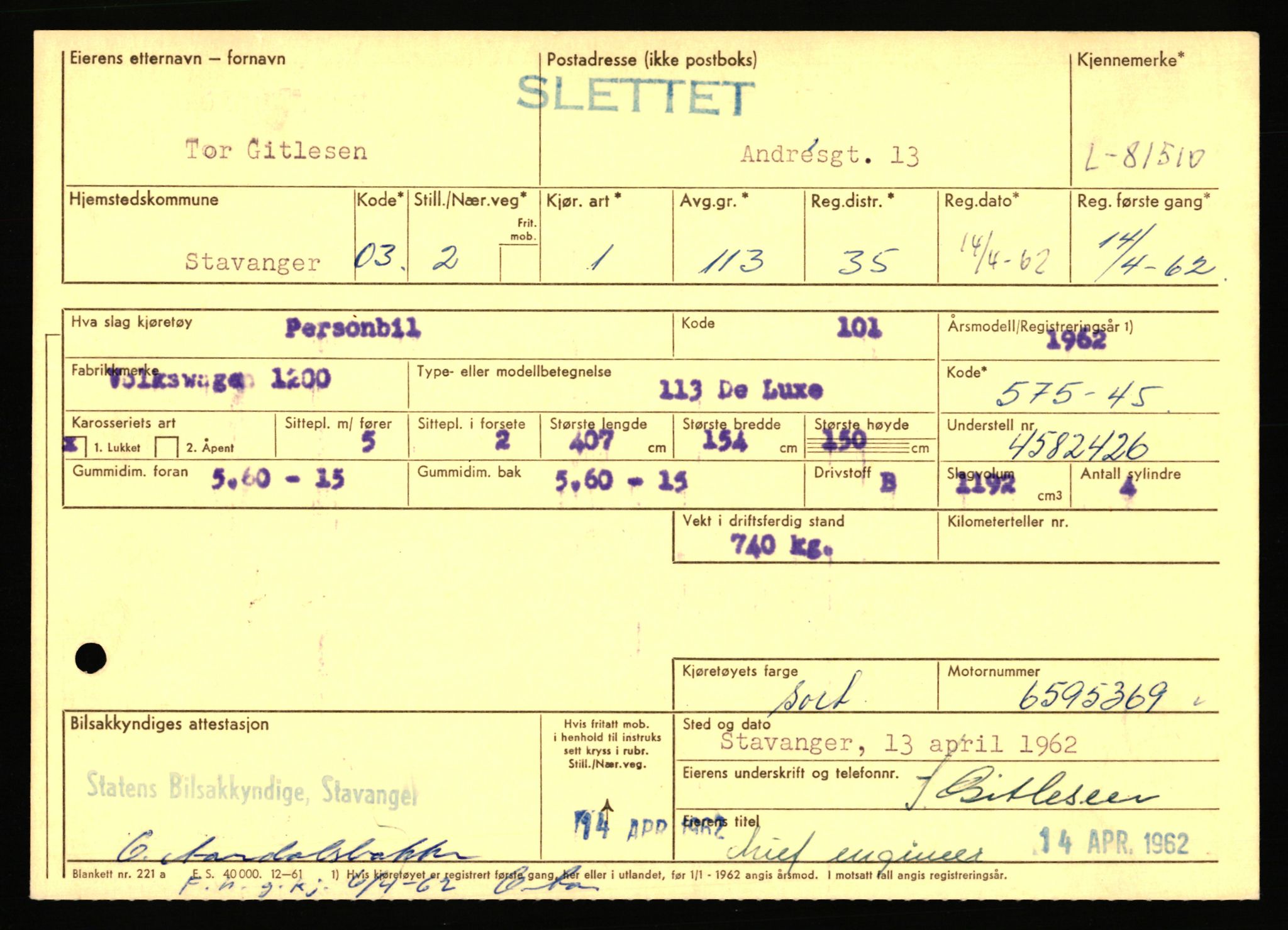 Stavanger trafikkstasjon, AV/SAST-A-101942/0/F/L0071: L-80500 - L-82199, 1930-1971, p. 1745