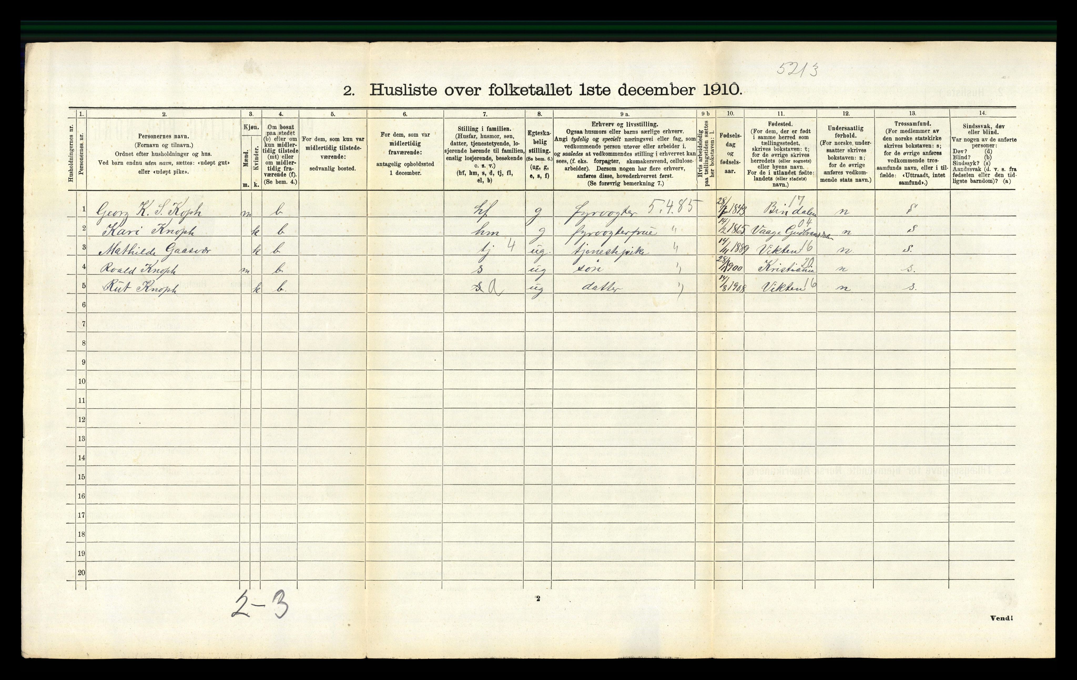 RA, 1910 census for Brønnøy, 1910, p. 950