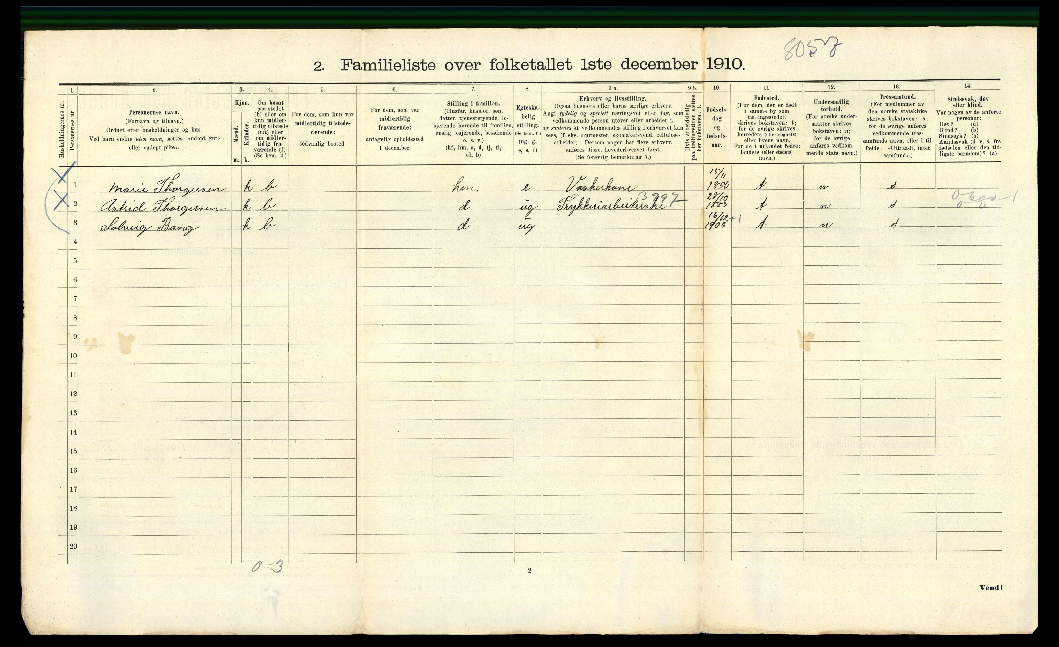 RA, 1910 census for Bergen, 1910, p. 41492