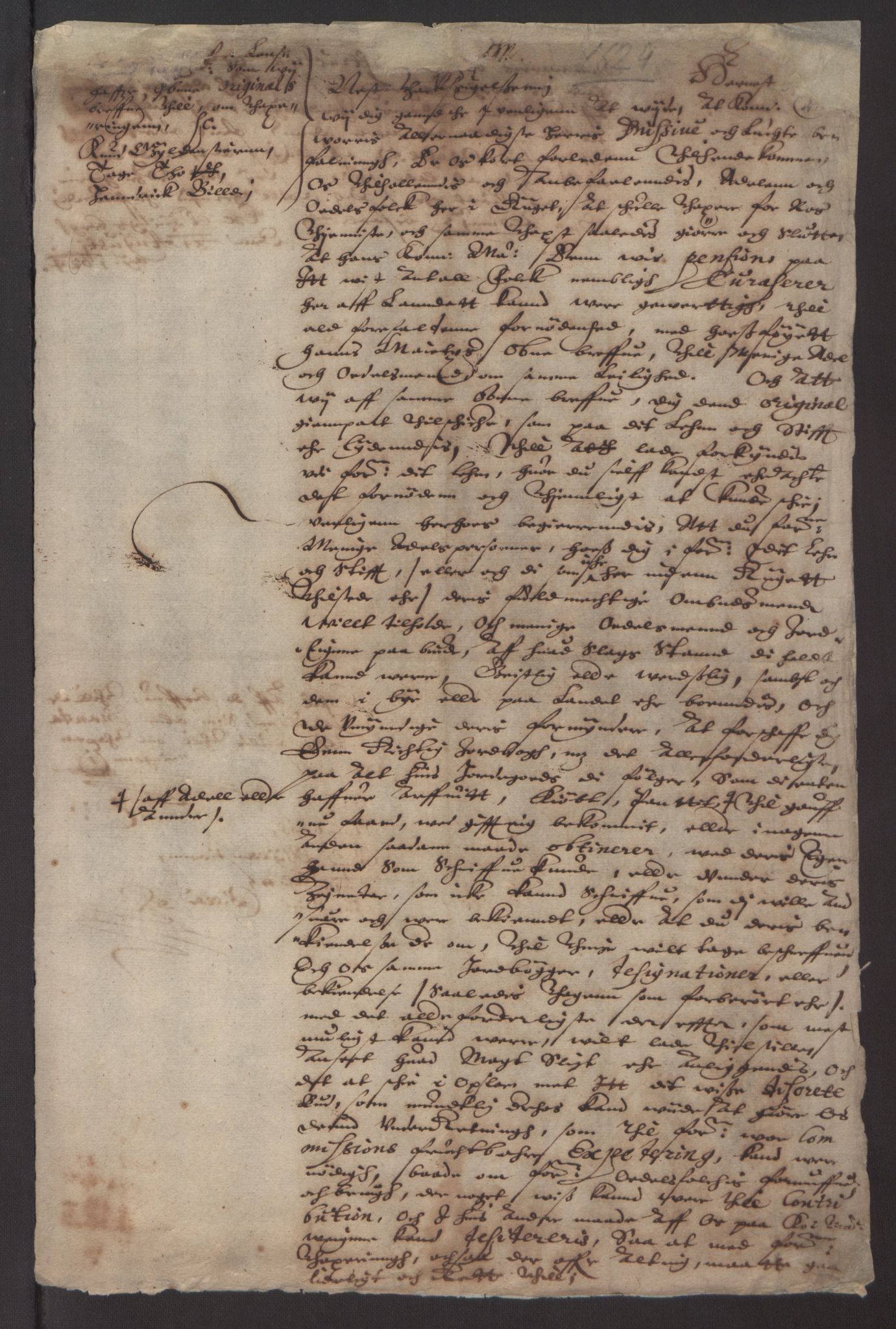 Stattholderembetet 1572-1771, AV/RA-EA-2870/Ek/L0013/0004: Jordebøker til utlikning av rosstjeneste 1624-1626: / Dokumenter om utligningen av rosstjeneste på adels- og odelsgods, 1624-1627, p. 9
