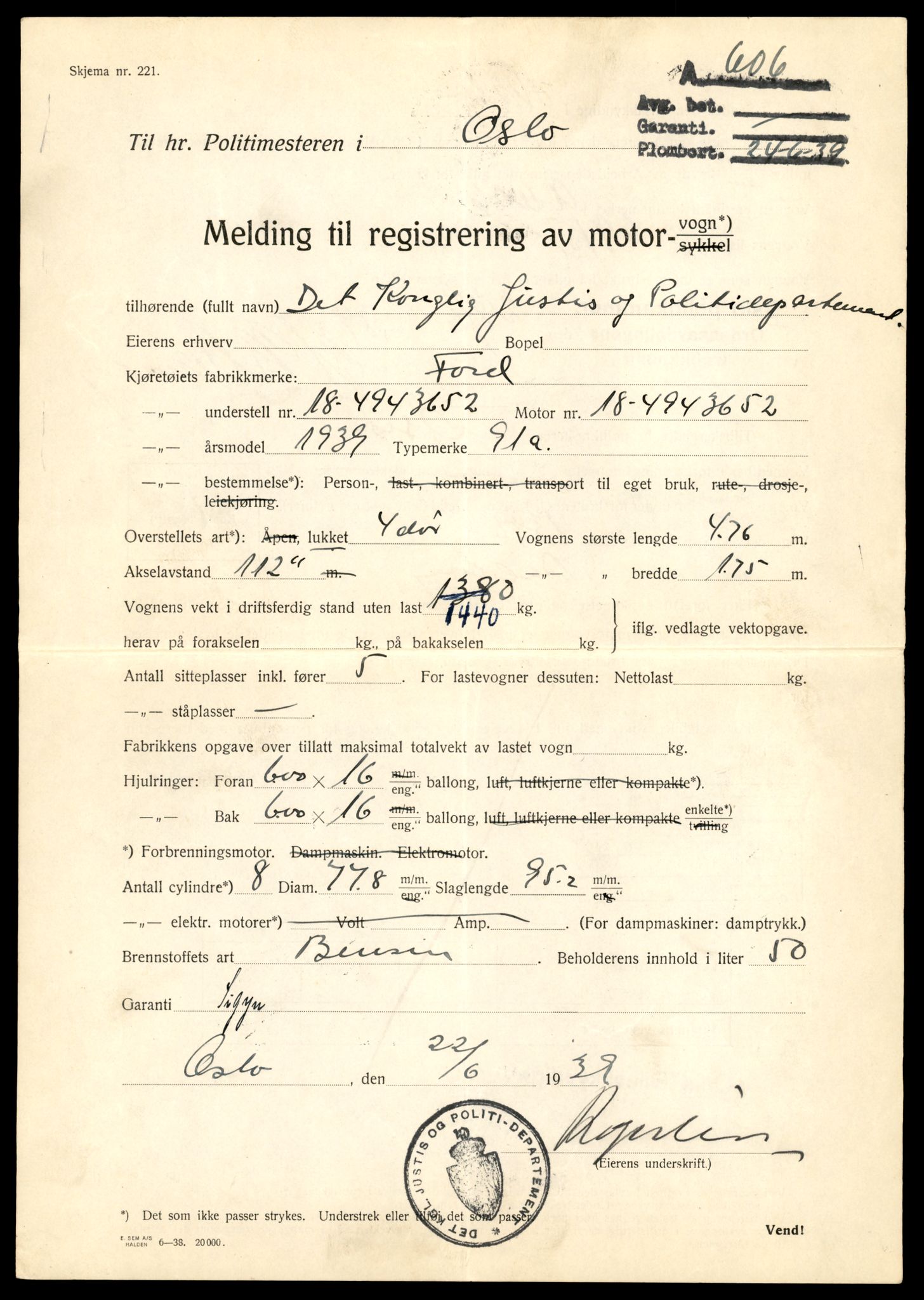 Møre og Romsdal vegkontor - Ålesund trafikkstasjon, AV/SAT-A-4099/F/Fe/L0025: Registreringskort for kjøretøy T 10931 - T 11045, 1927-1998, p. 831