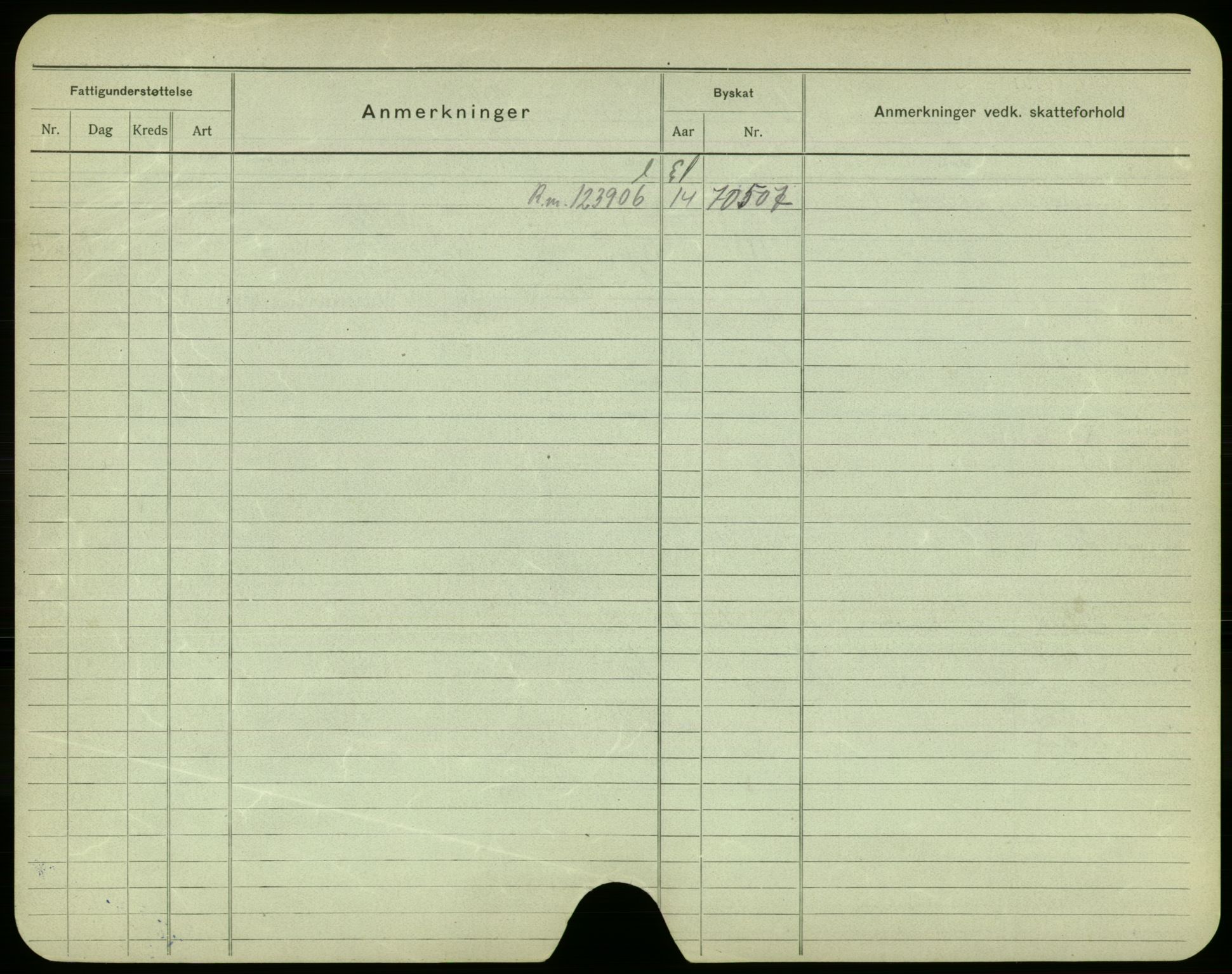 Oslo folkeregister, Registerkort, AV/SAO-A-11715/F/Fa/Fac/L0005: Menn, 1906-1914, p. 927b