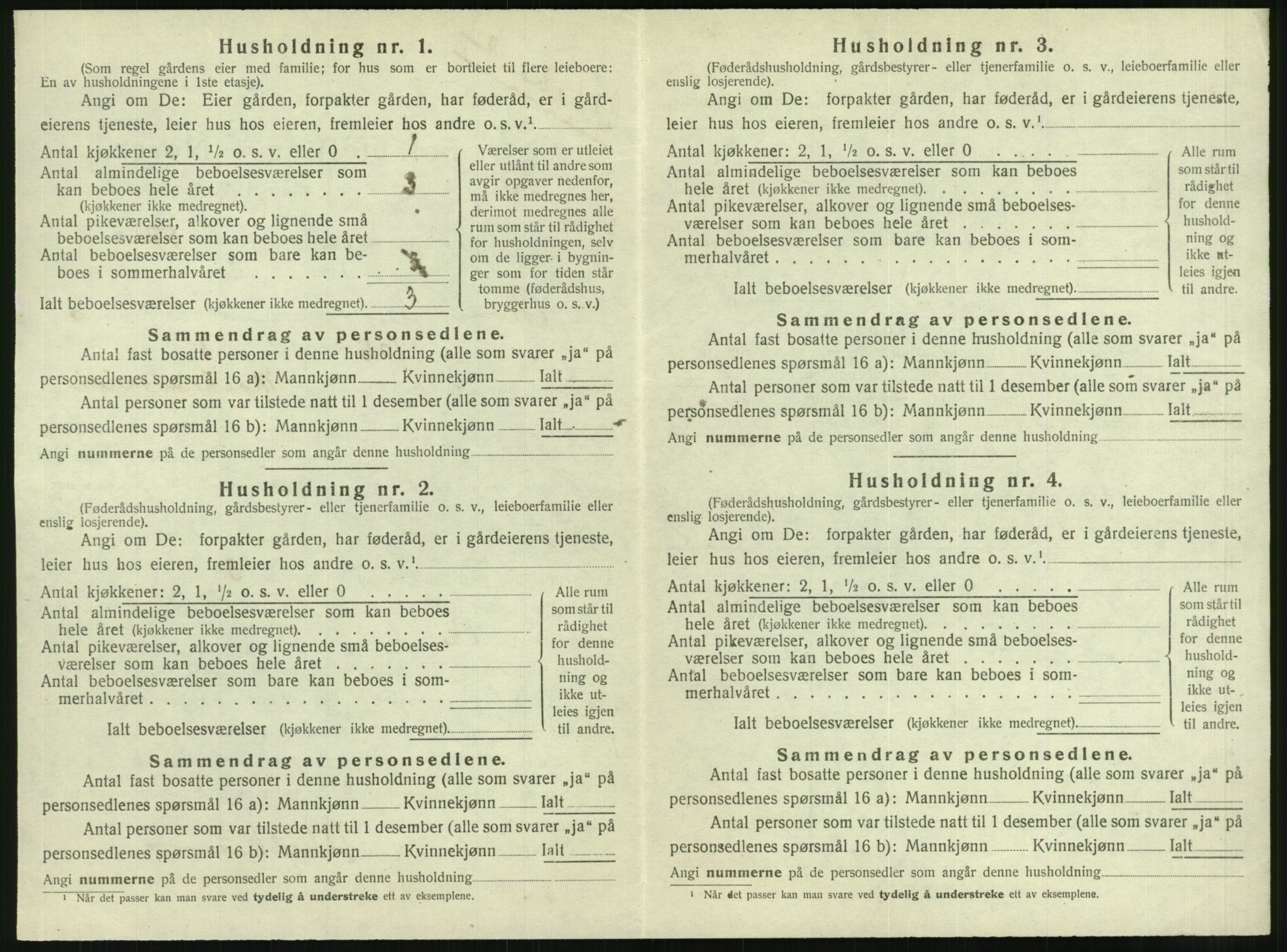 SAT, 1920 census for Brønnøy, 1920, p. 619