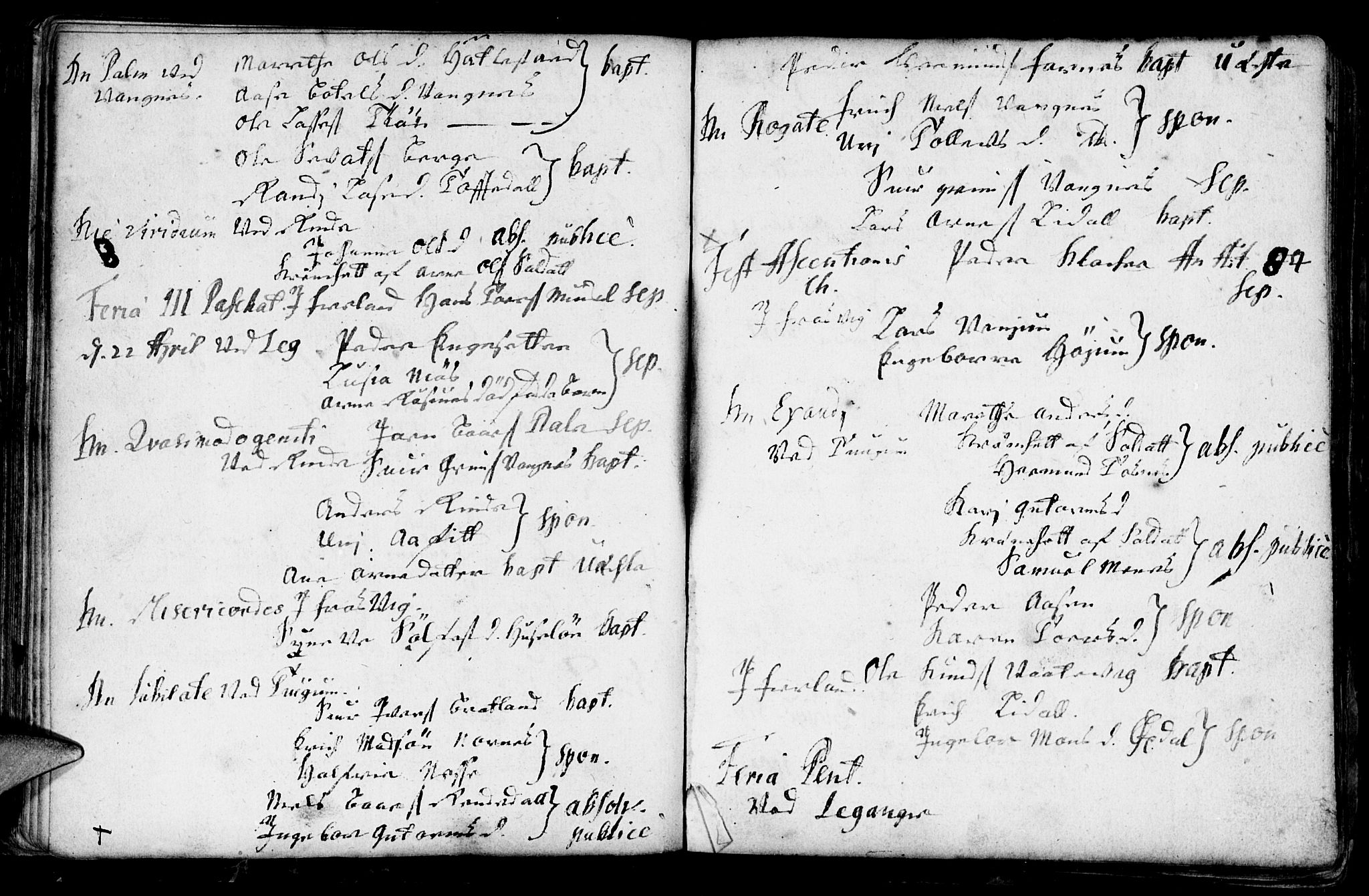 Leikanger sokneprestembete, SAB/A-81001: Parish register (official) no. A 1, 1690-1734, p. 46