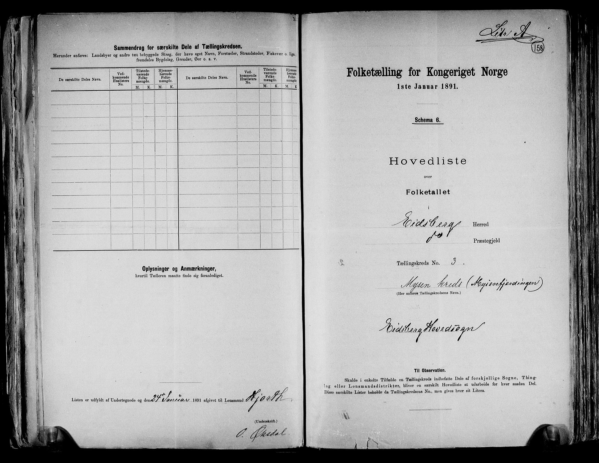 RA, 1891 census for 0125 Eidsberg, 1891, p. 10