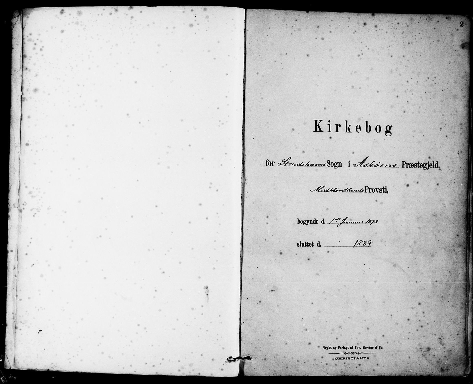 Askøy Sokneprestembete, SAB/A-74101/H/Ha/Haa/Haab/L0001: Parish register (official) no. B 1, 1878-1889, p. 3