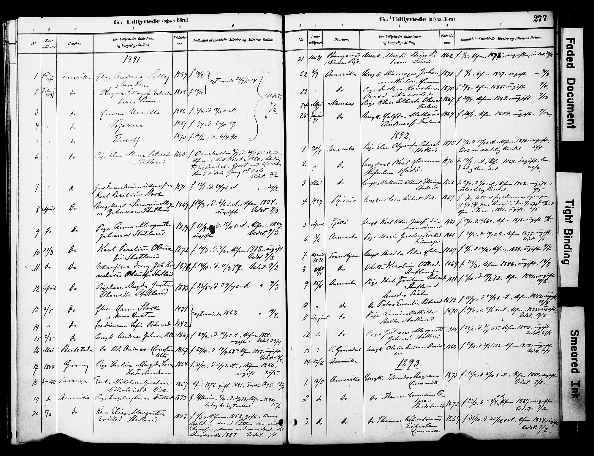 Ministerialprotokoller, klokkerbøker og fødselsregistre - Nord-Trøndelag, SAT/A-1458/774/L0628: Parish register (official) no. 774A02, 1887-1903, p. 277