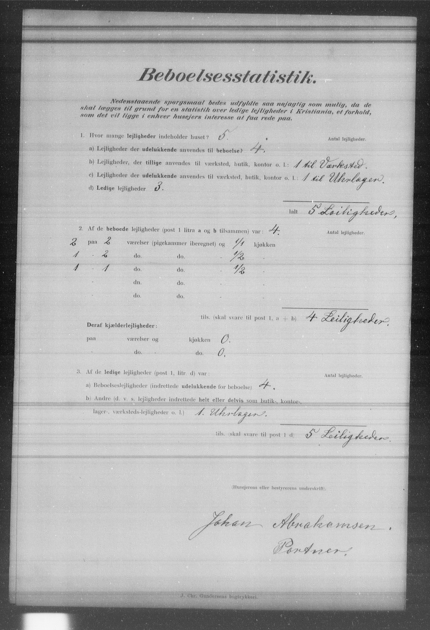 OBA, Municipal Census 1902 for Kristiania, 1902, p. 19417