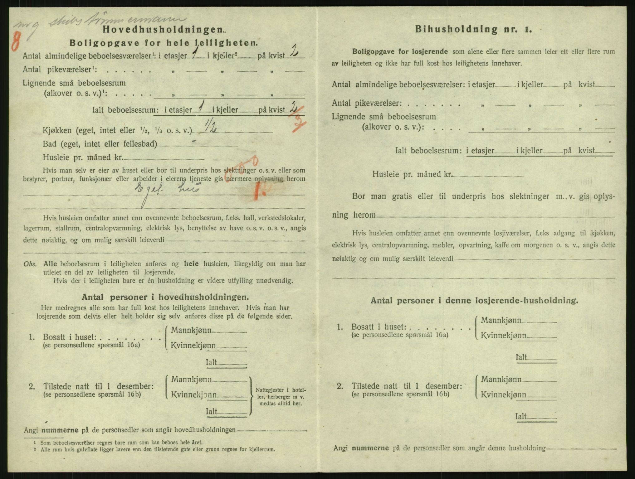 SAK, 1920 census for Grimstad, 1920, p. 2076