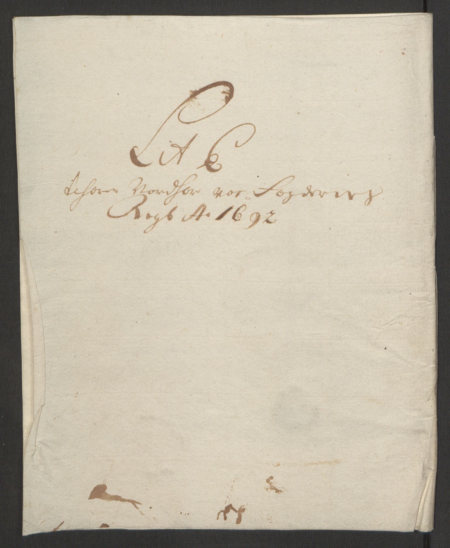 Rentekammeret inntil 1814, Reviderte regnskaper, Fogderegnskap, RA/EA-4092/R51/L3181: Fogderegnskap Nordhordland og Voss, 1691-1692, p. 323