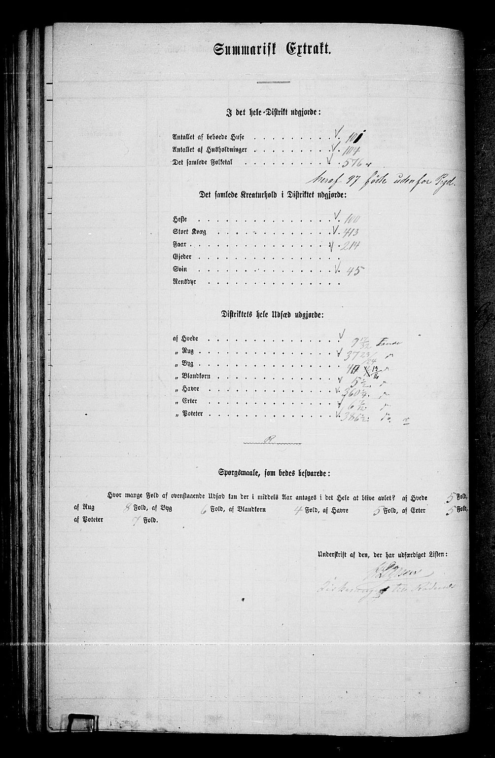 RA, 1865 census for Rødenes, 1865, p. 93