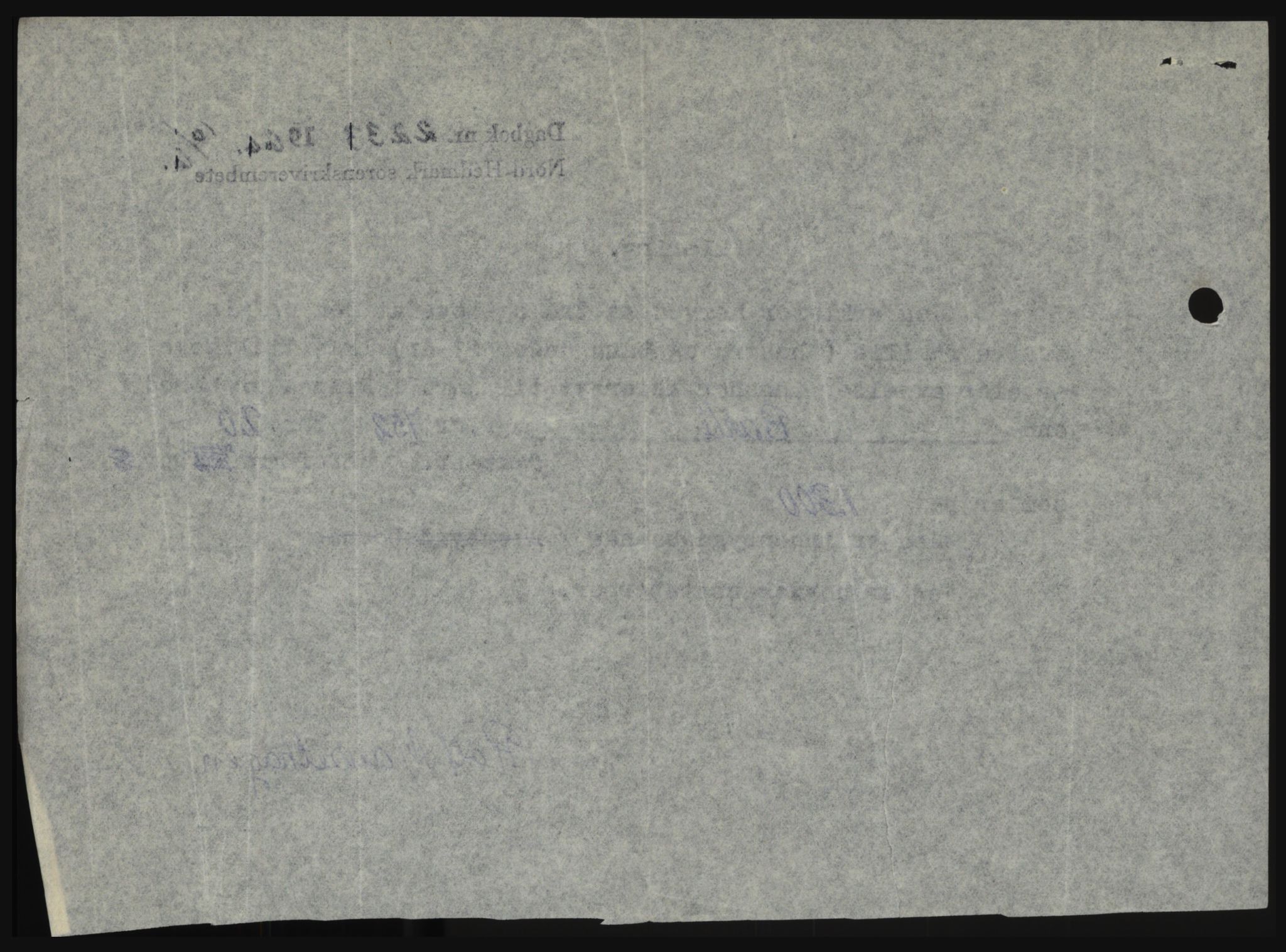 Nord-Hedmark sorenskriveri, SAH/TING-012/H/Hc/L0024: Mortgage book no. 24, 1966-1966, Diary no: : 2233/1966