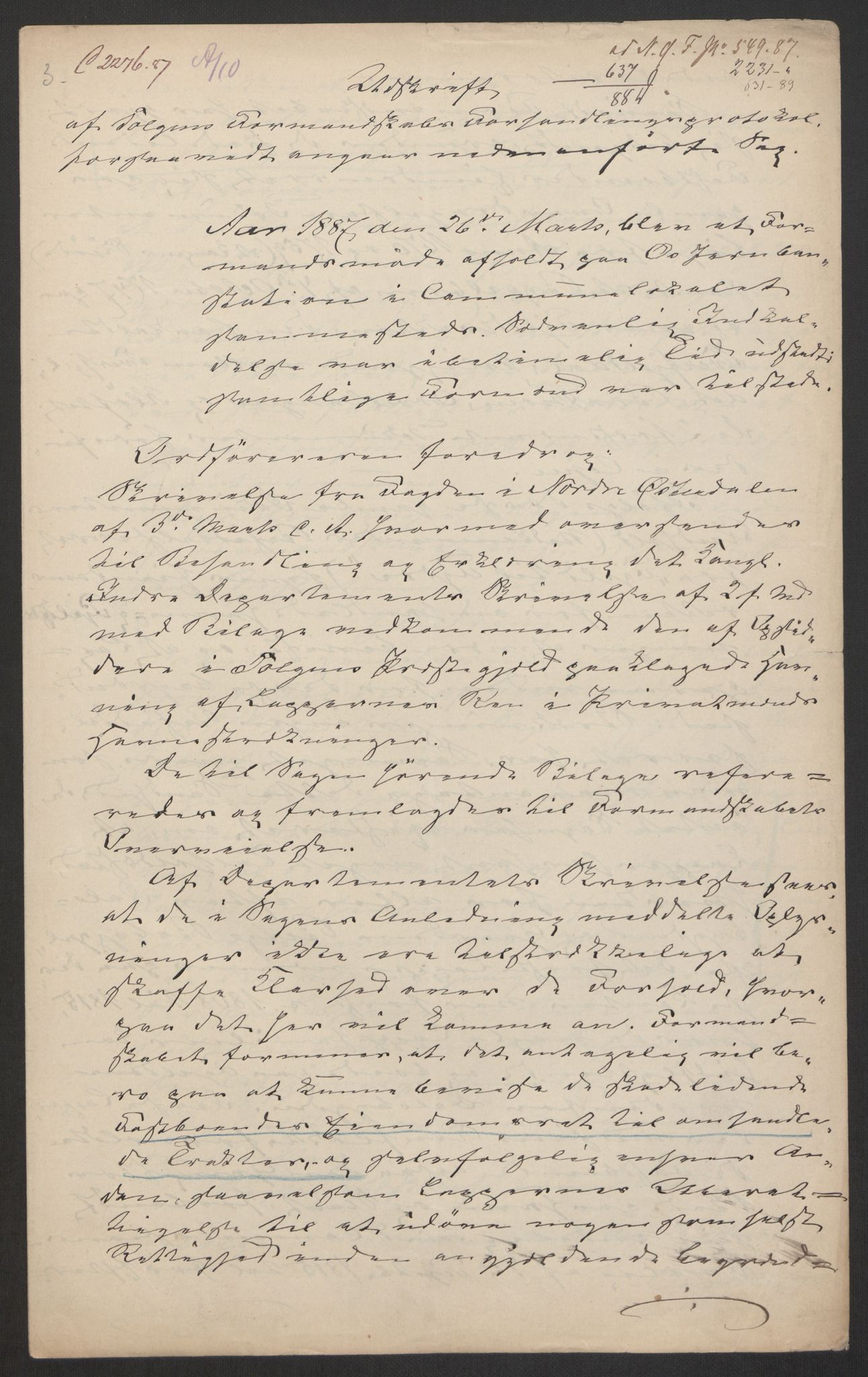 Landbruksdepartementet, Kontorer for reindrift og ferskvannsfiske, AV/RA-S-1247/2/E/Eb/L0014: Lappekommisjonen, 1885-1890, p. 352