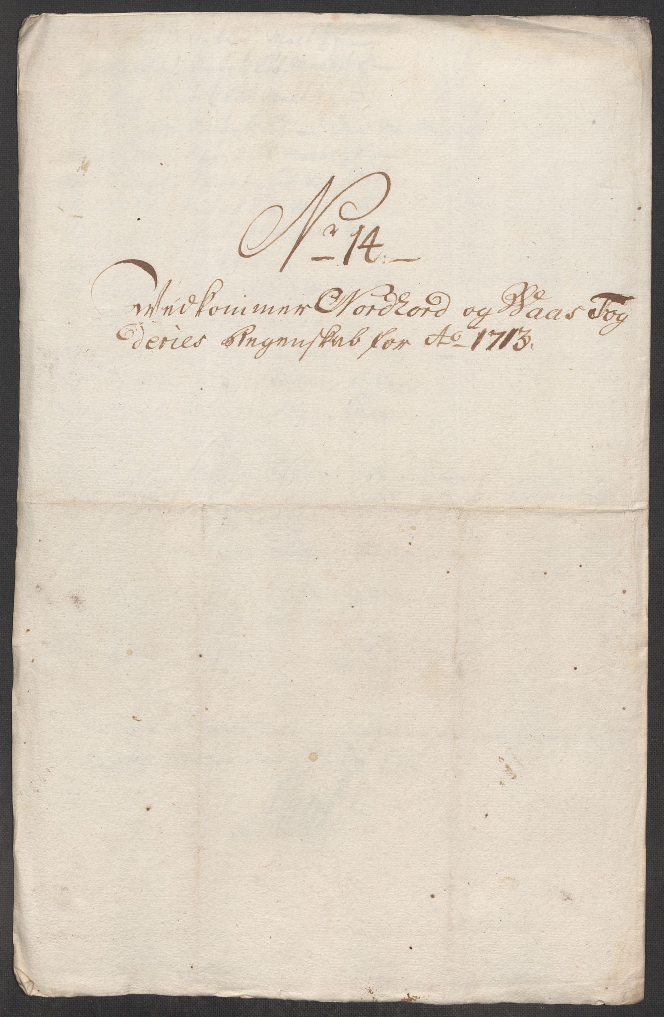 Rentekammeret inntil 1814, Reviderte regnskaper, Fogderegnskap, AV/RA-EA-4092/R51/L3195: Fogderegnskap Nordhordland og Voss, 1713, p. 210