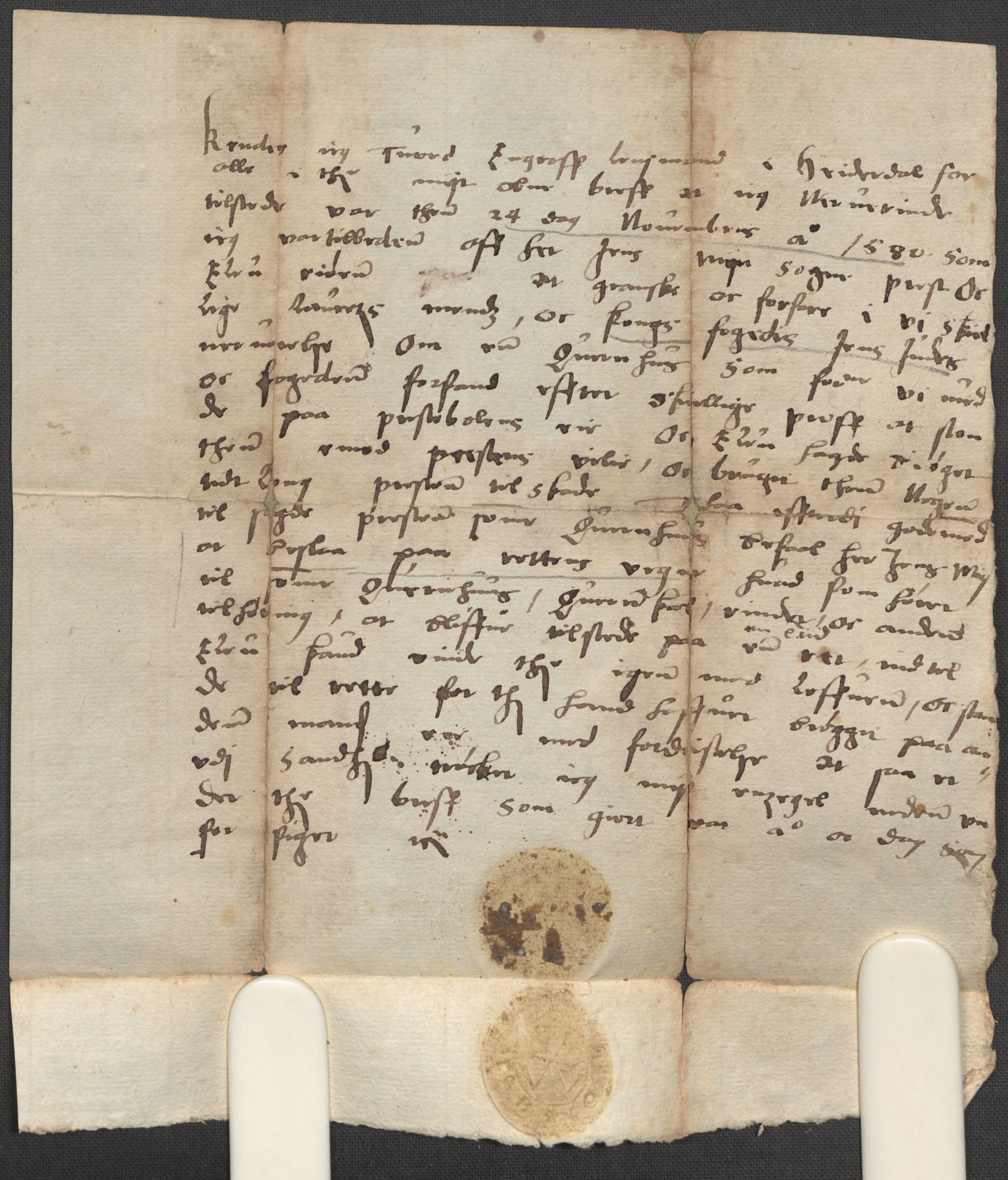 Riksarkivets diplomsamling, AV/RA-EA-5965/F15/L0028: Prestearkiv - Telemark, 1572-1769, p. 40