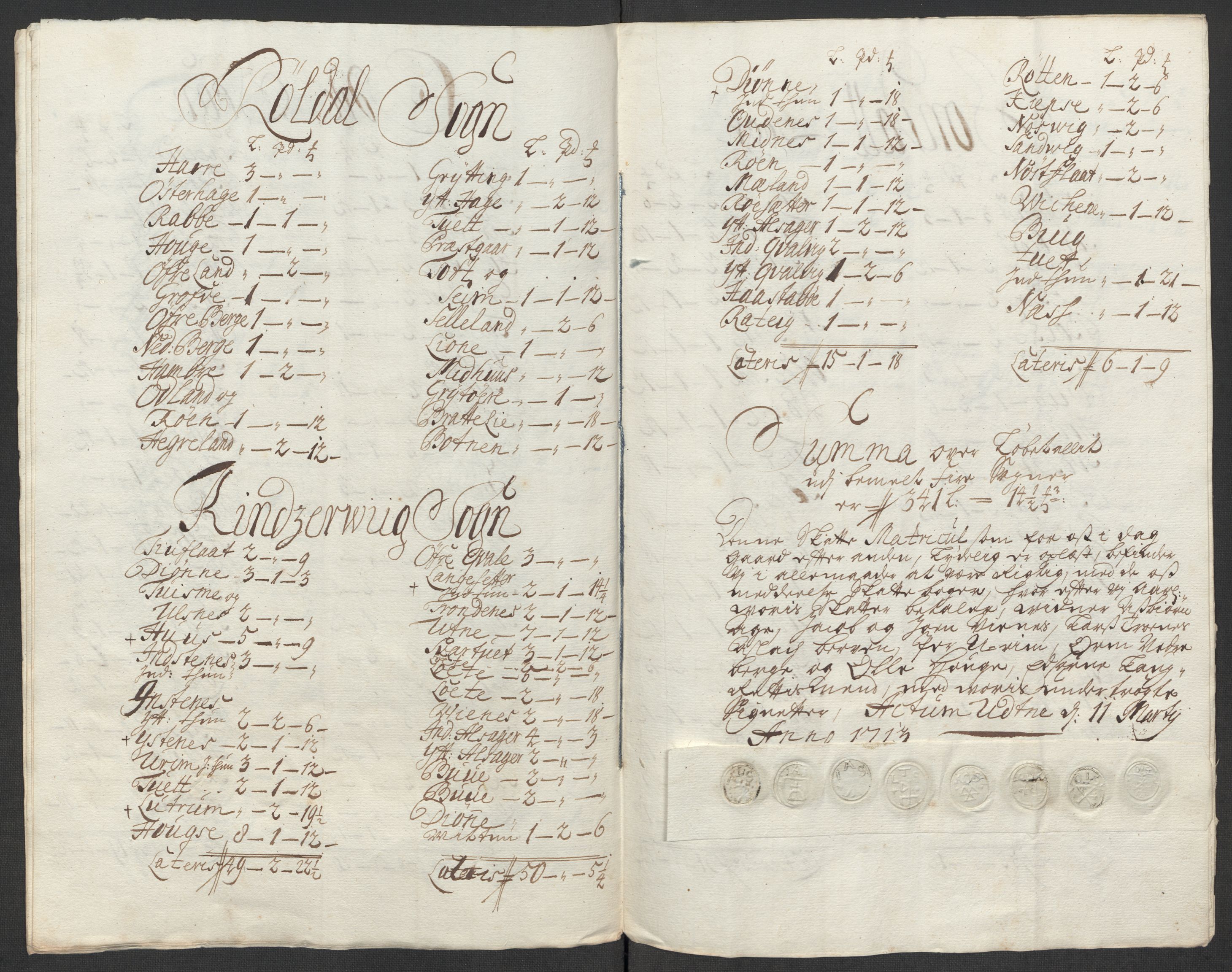 Rentekammeret inntil 1814, Reviderte regnskaper, Fogderegnskap, RA/EA-4092/R48/L2988: Fogderegnskap Sunnhordland og Hardanger, 1712, p. 245