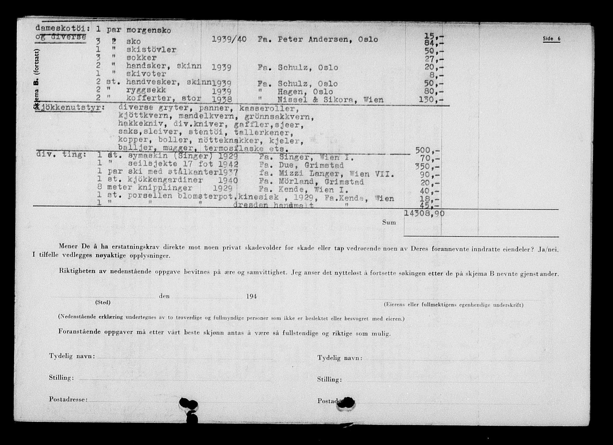 Justisdepartementet, Tilbakeføringskontoret for inndratte formuer, AV/RA-S-1564/H/Hc/Hcd/L0993: --, 1945-1947, p. 278