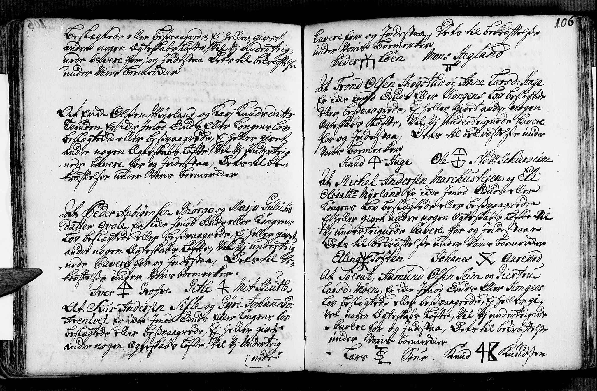 Voss sokneprestembete, AV/SAB-A-79001/H/Haa: Parish register (official) no. A 2, 1709-1730, p. 106