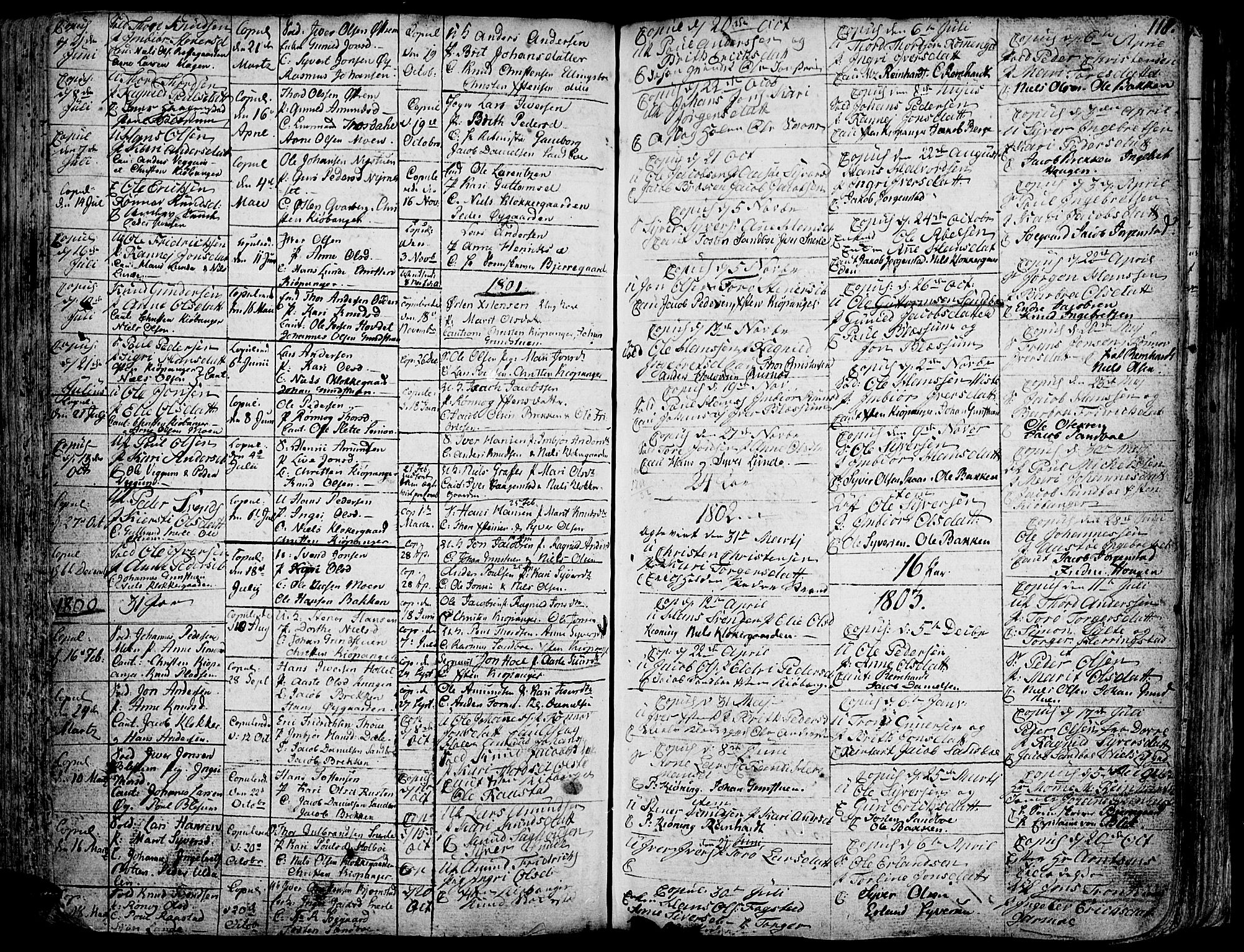 Vågå prestekontor, AV/SAH-PREST-076/H/Ha/Haa/L0001: Parish register (official) no. 1, 1739-1810, p. 118