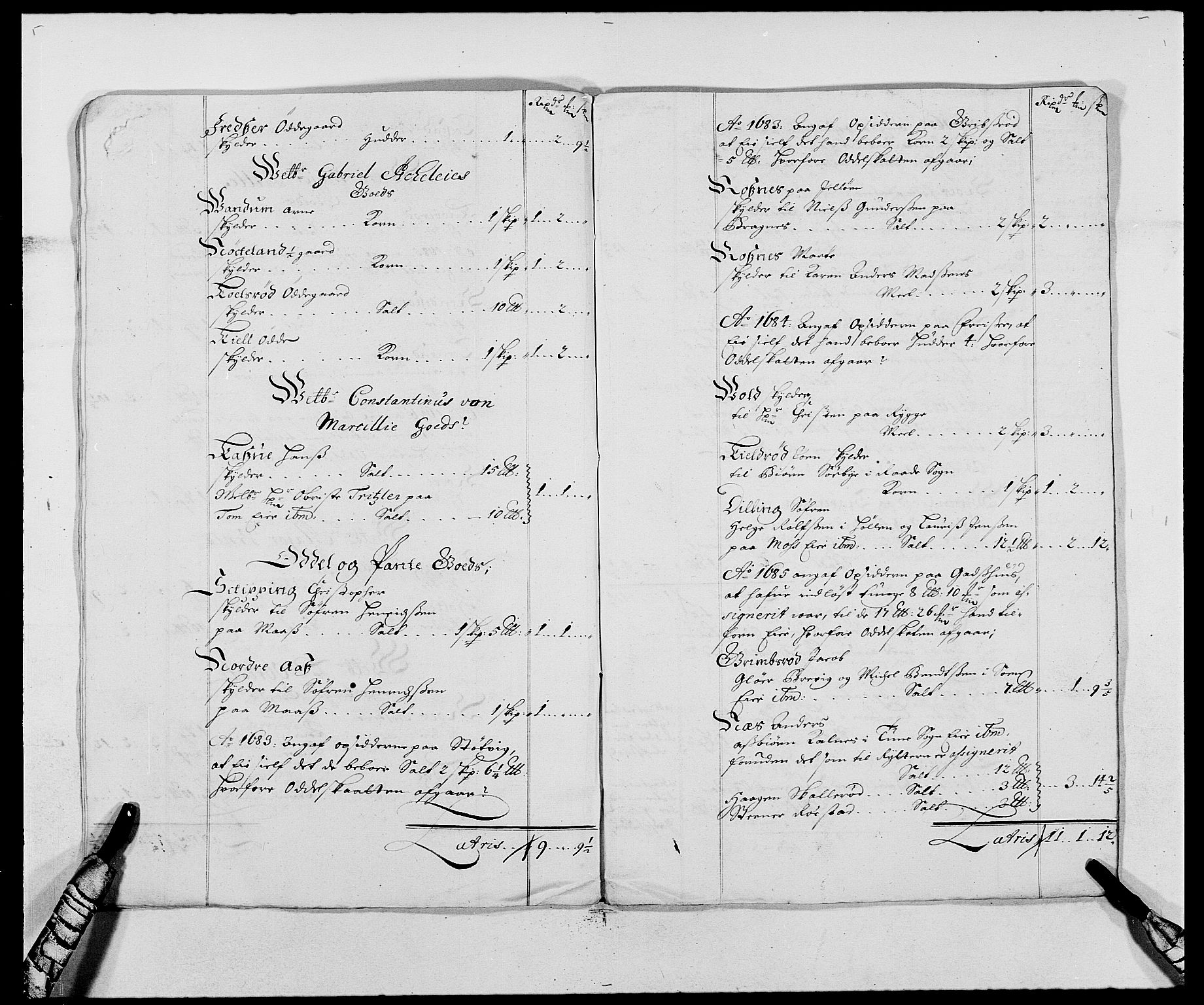 Rentekammeret inntil 1814, Reviderte regnskaper, Fogderegnskap, AV/RA-EA-4092/R02/L0105: Fogderegnskap Moss og Verne kloster, 1685-1687, p. 368