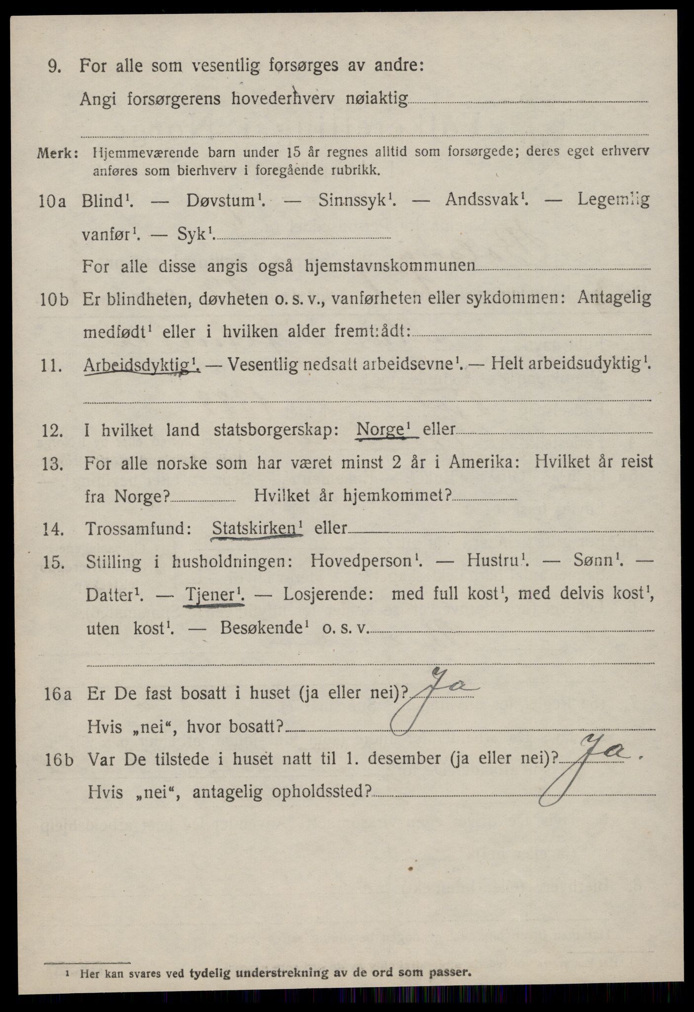 SAT, 1920 census for Bolsøy, 1920, p. 5346