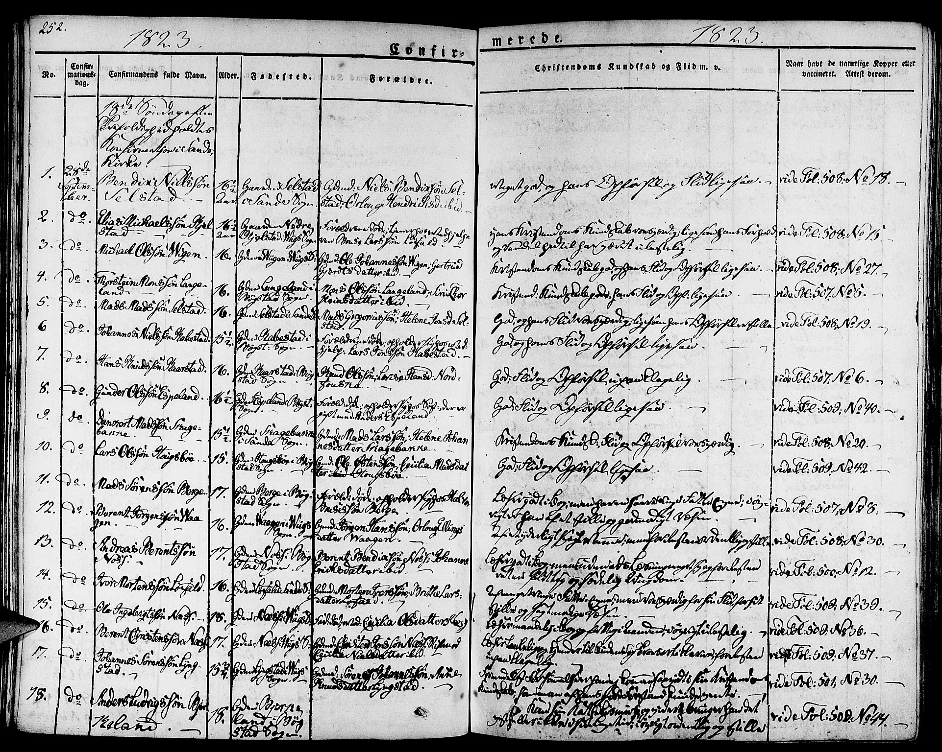 Gaular sokneprestembete, AV/SAB-A-80001/H/Haa: Parish register (official) no. A 3, 1821-1840, p. 252