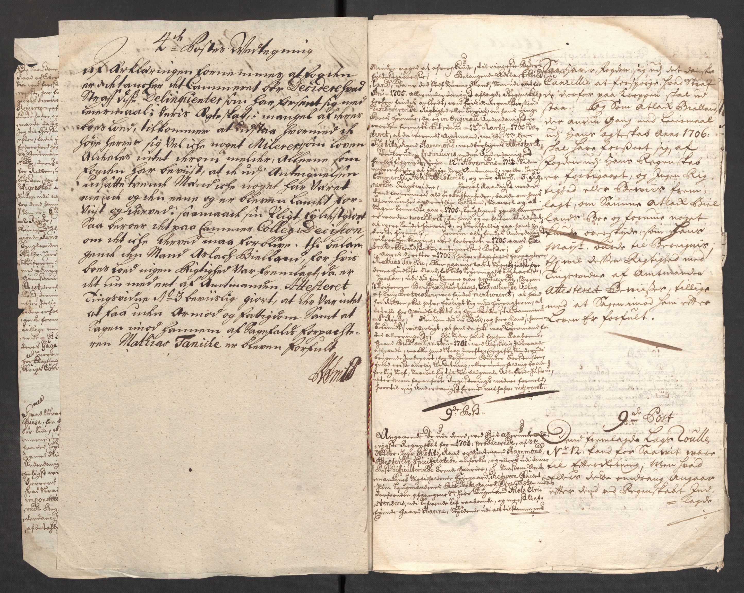 Rentekammeret inntil 1814, Reviderte regnskaper, Fogderegnskap, AV/RA-EA-4092/R46/L2733: Fogderegnskap Jæren og Dalane, 1705-1708, p. 251