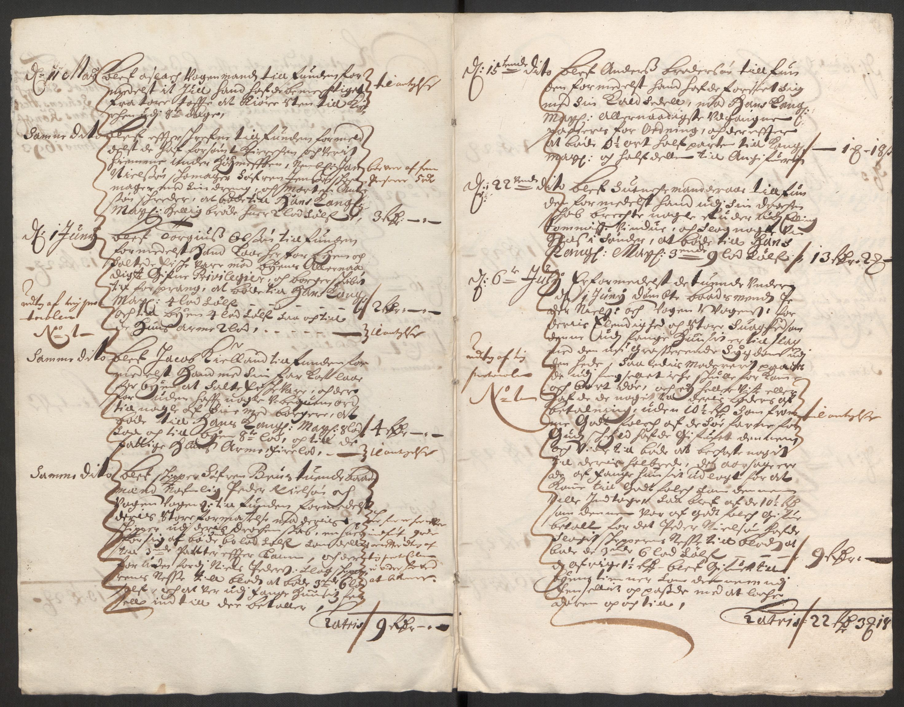 Rentekammeret inntil 1814, Reviderte regnskaper, Byregnskaper, AV/RA-EA-4066/R/Rm/L0285: [M18] Sikt og sakefall, 1681-1718, p. 161