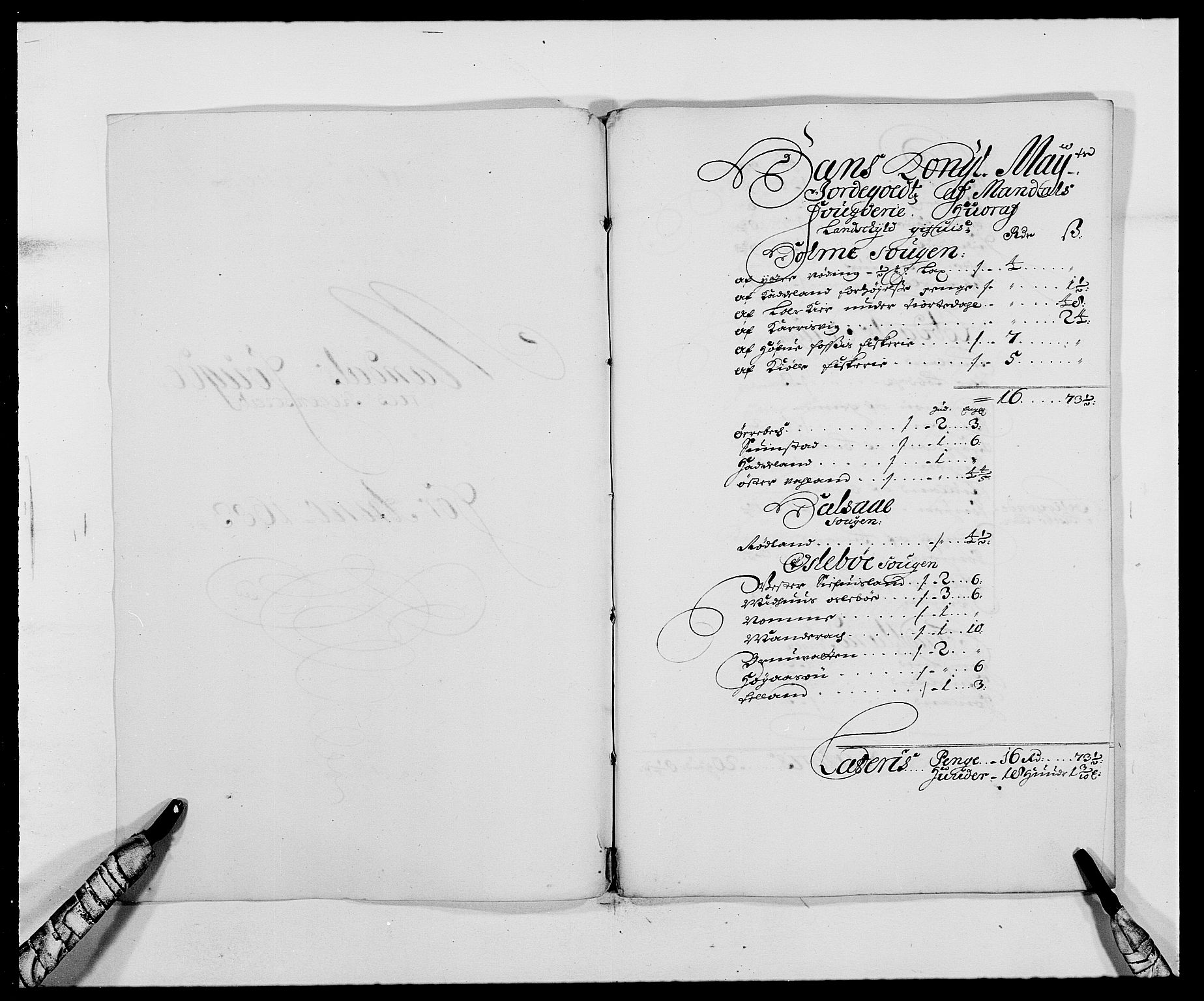 Rentekammeret inntil 1814, Reviderte regnskaper, Fogderegnskap, RA/EA-4092/R42/L2541: Mandal fogderi, 1681-1684, p. 143