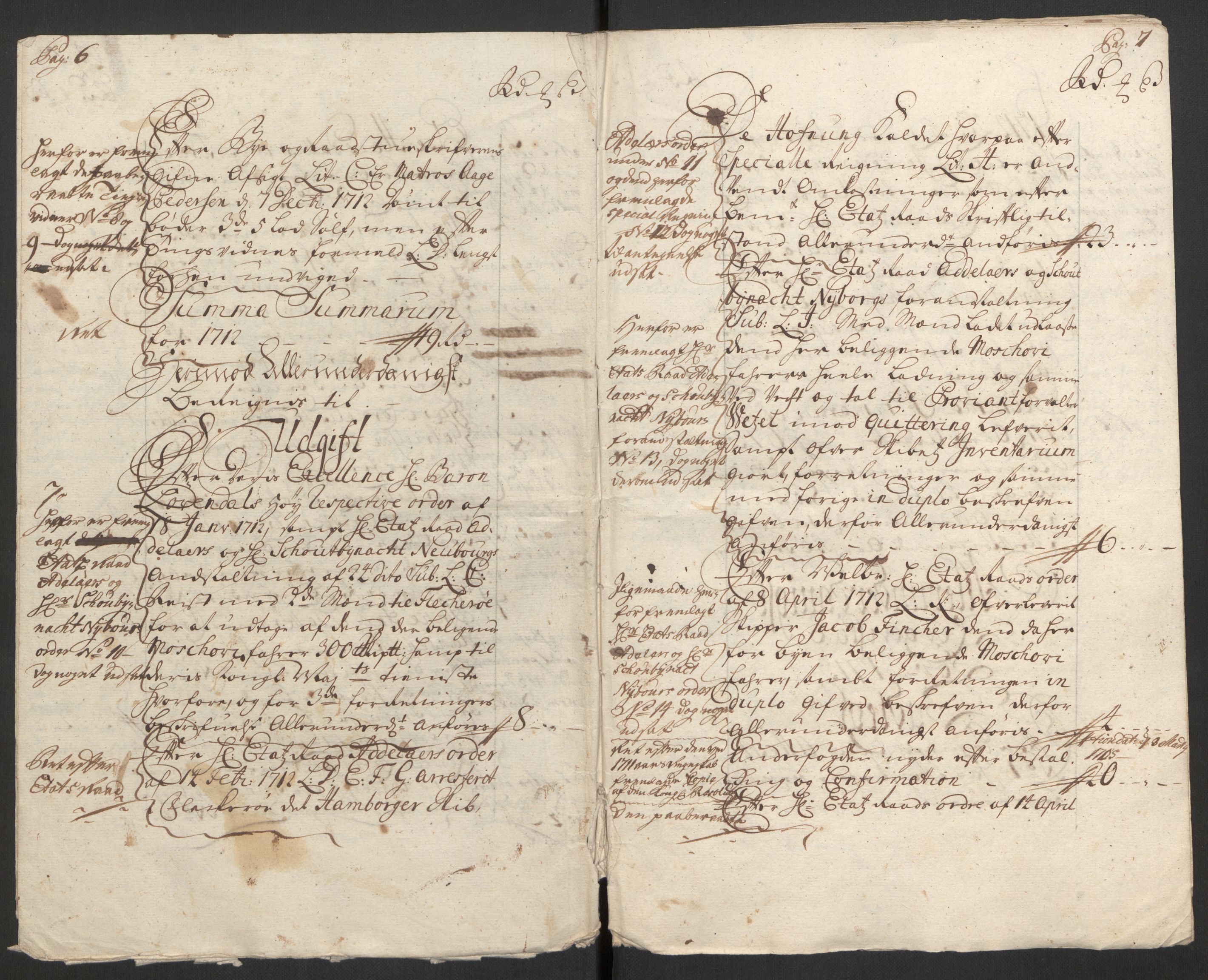 Rentekammeret inntil 1814, Reviderte regnskaper, Byregnskaper, AV/RA-EA-4066/R/Rm/L0285: [M18] Sikt og sakefall, 1681-1718, p. 415