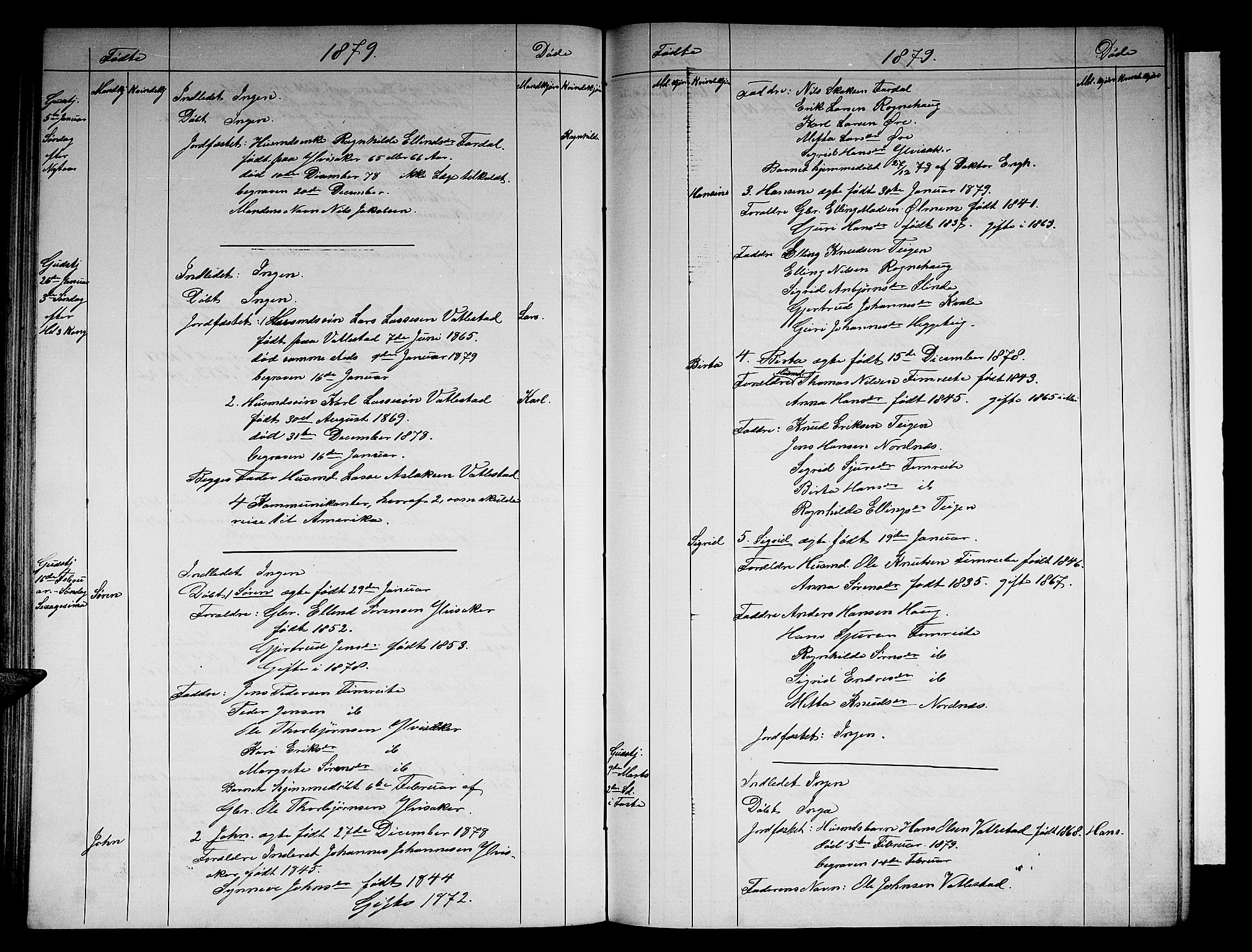 Sogndal sokneprestembete, SAB/A-81301/H/Hab/Habc/L0001: Parish register (copy) no. C 1, 1868-1883, p. 58