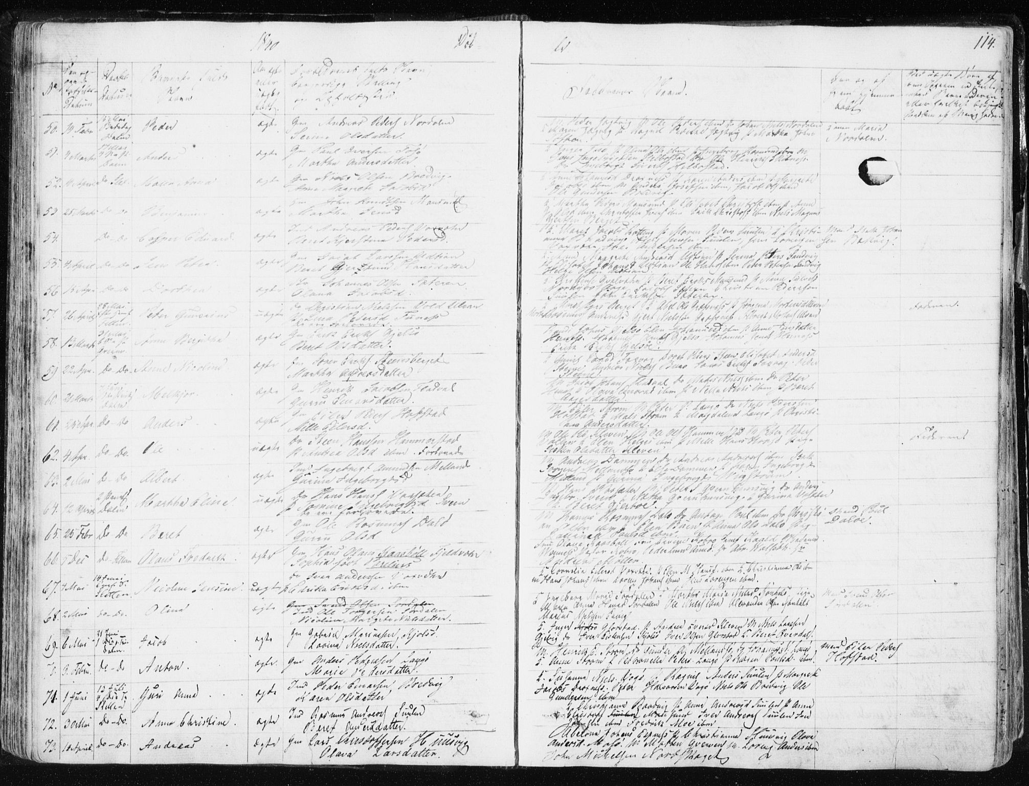 Ministerialprotokoller, klokkerbøker og fødselsregistre - Sør-Trøndelag, SAT/A-1456/634/L0528: Parish register (official) no. 634A04, 1827-1842, p. 114