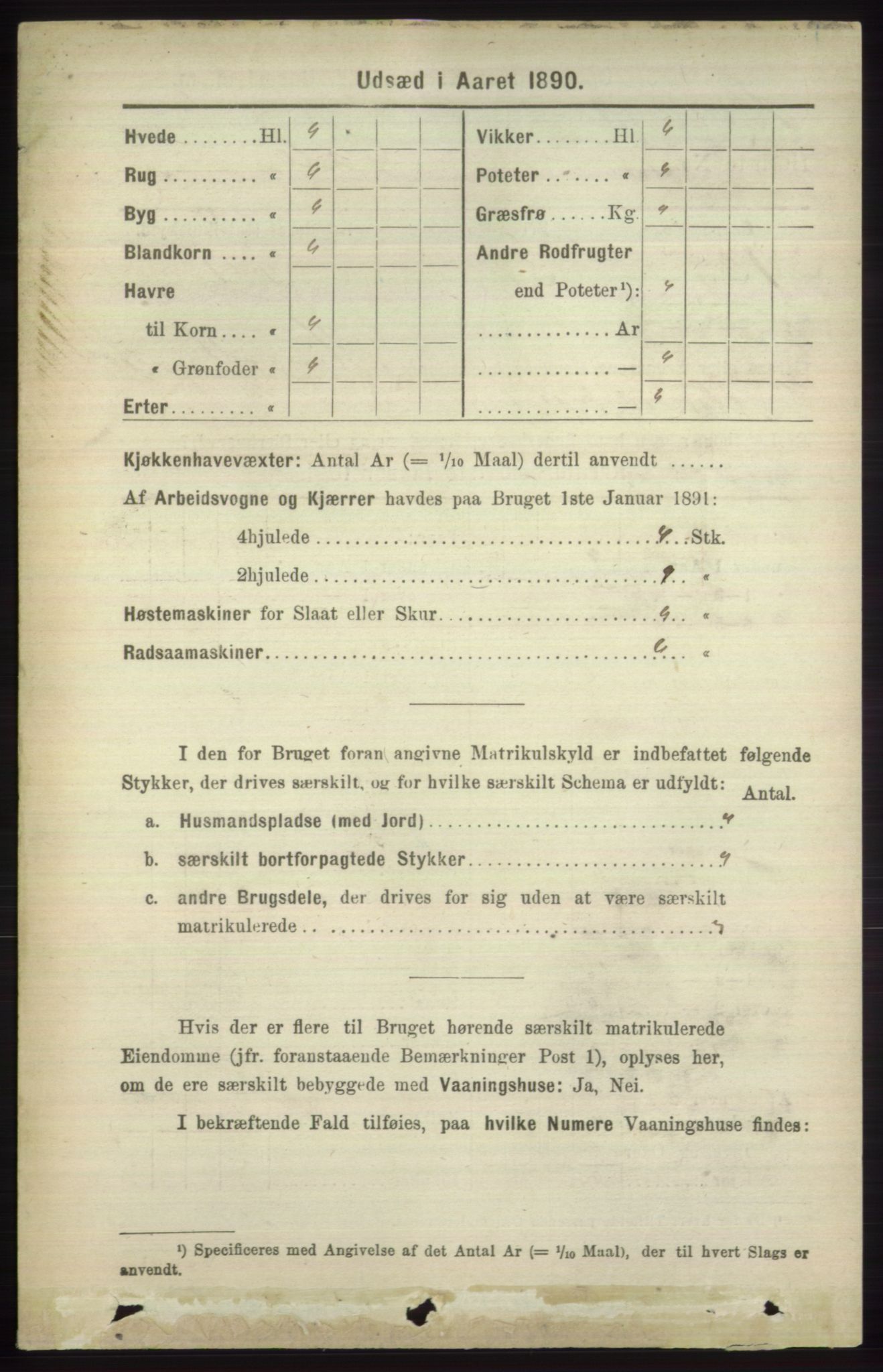 RA, 1891 census for 1251 Bruvik, 1891, p. 4627