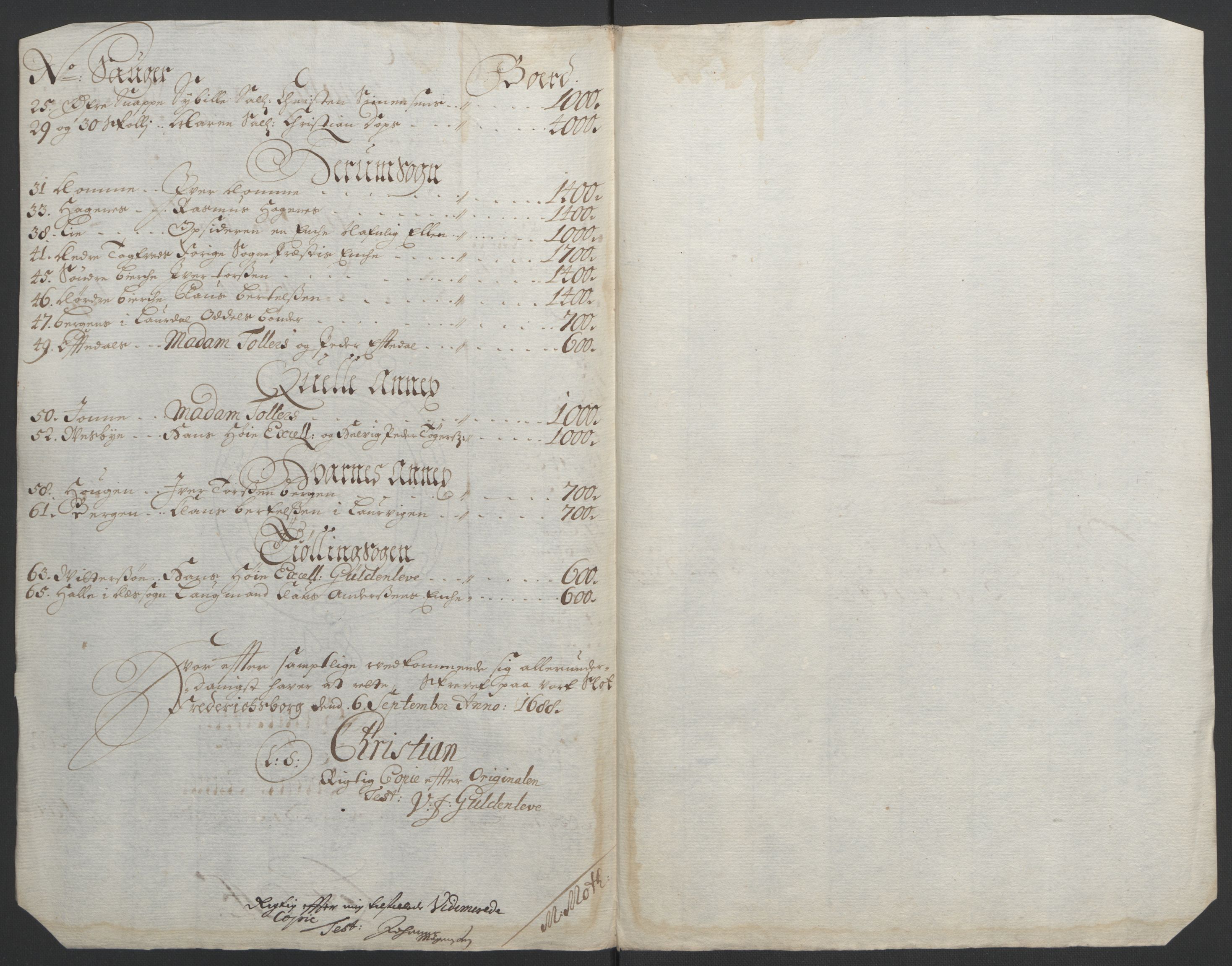 Rentekammeret inntil 1814, Reviderte regnskaper, Fogderegnskap, RA/EA-4092/R33/L1973: Fogderegnskap Larvik grevskap, 1692, p. 144