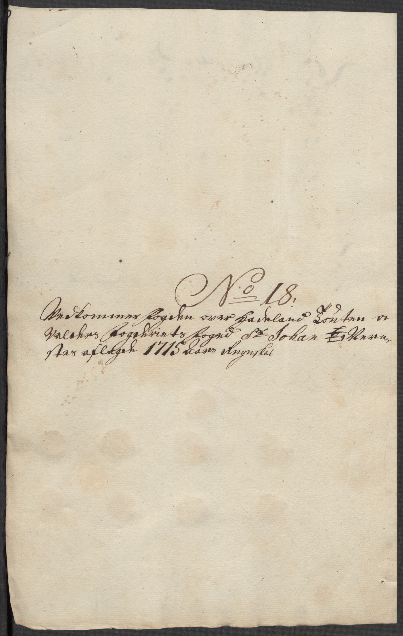 Rentekammeret inntil 1814, Reviderte regnskaper, Fogderegnskap, RA/EA-4092/R18/L1314: Fogderegnskap Hadeland, Toten og Valdres, 1715, p. 443