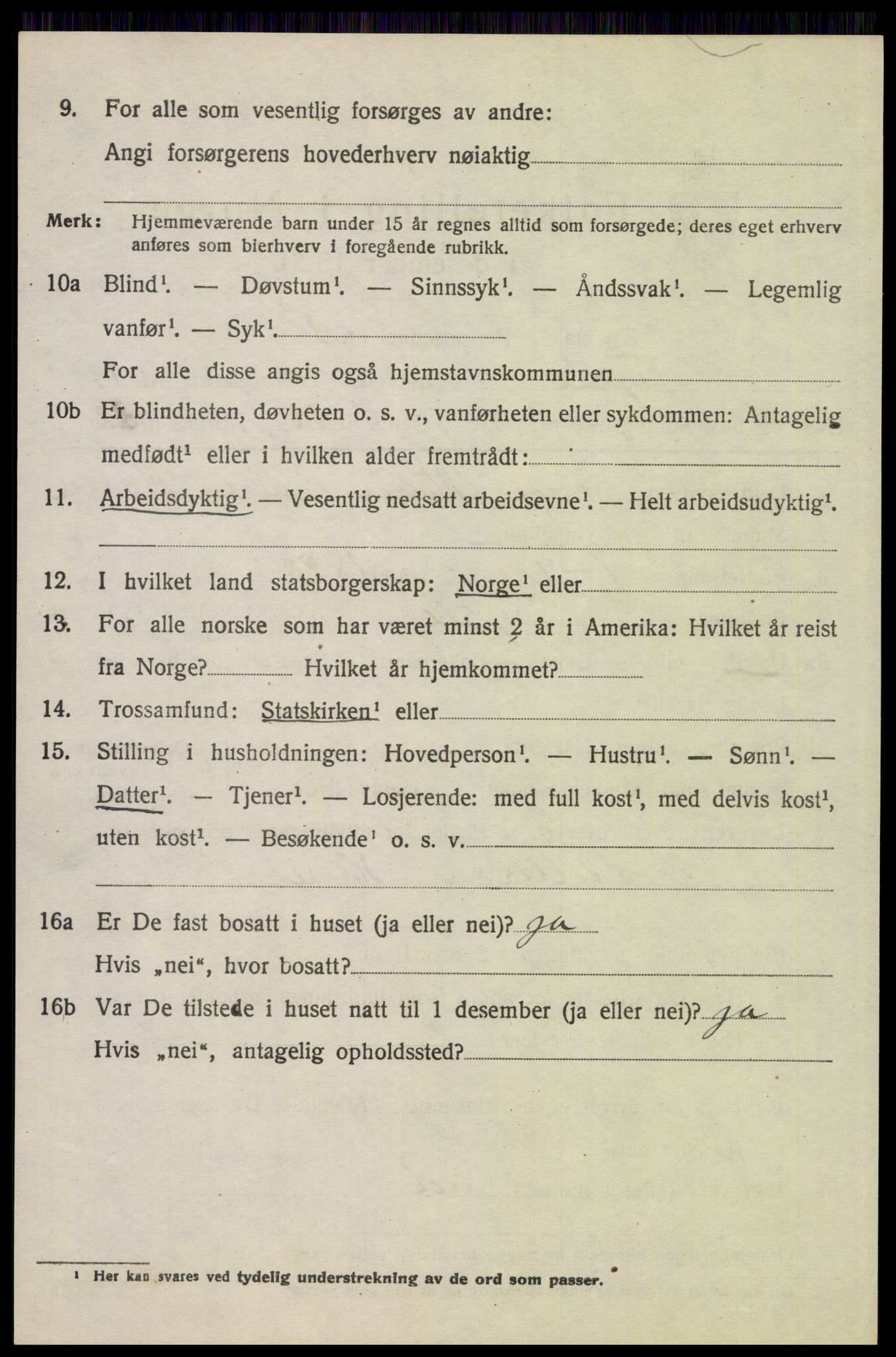 SAH, 1920 census for Trysil, 1920, p. 7726