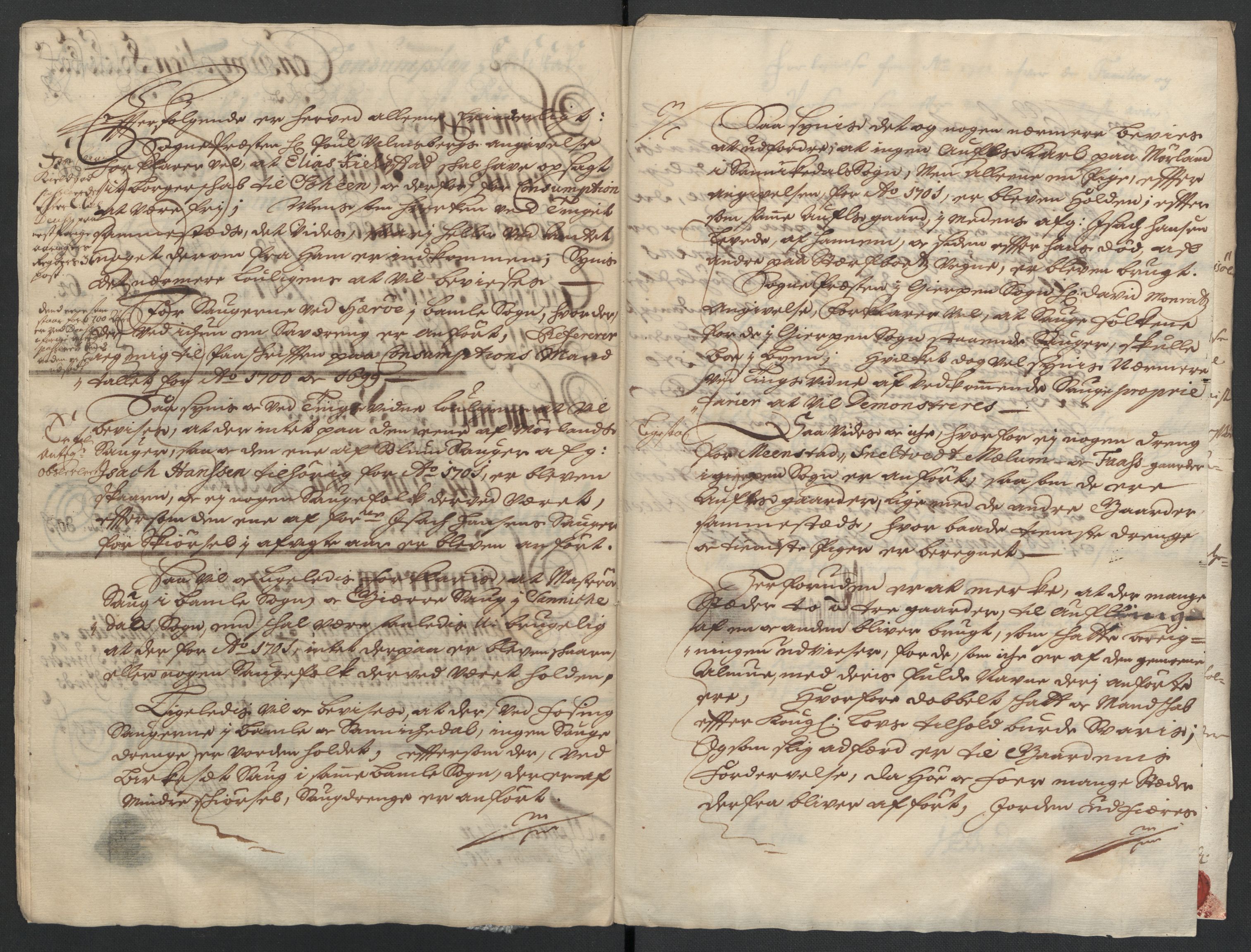 Rentekammeret inntil 1814, Reviderte regnskaper, Fogderegnskap, AV/RA-EA-4092/R36/L2105: Fogderegnskap Øvre og Nedre Telemark og Bamble, 1701, p. 192